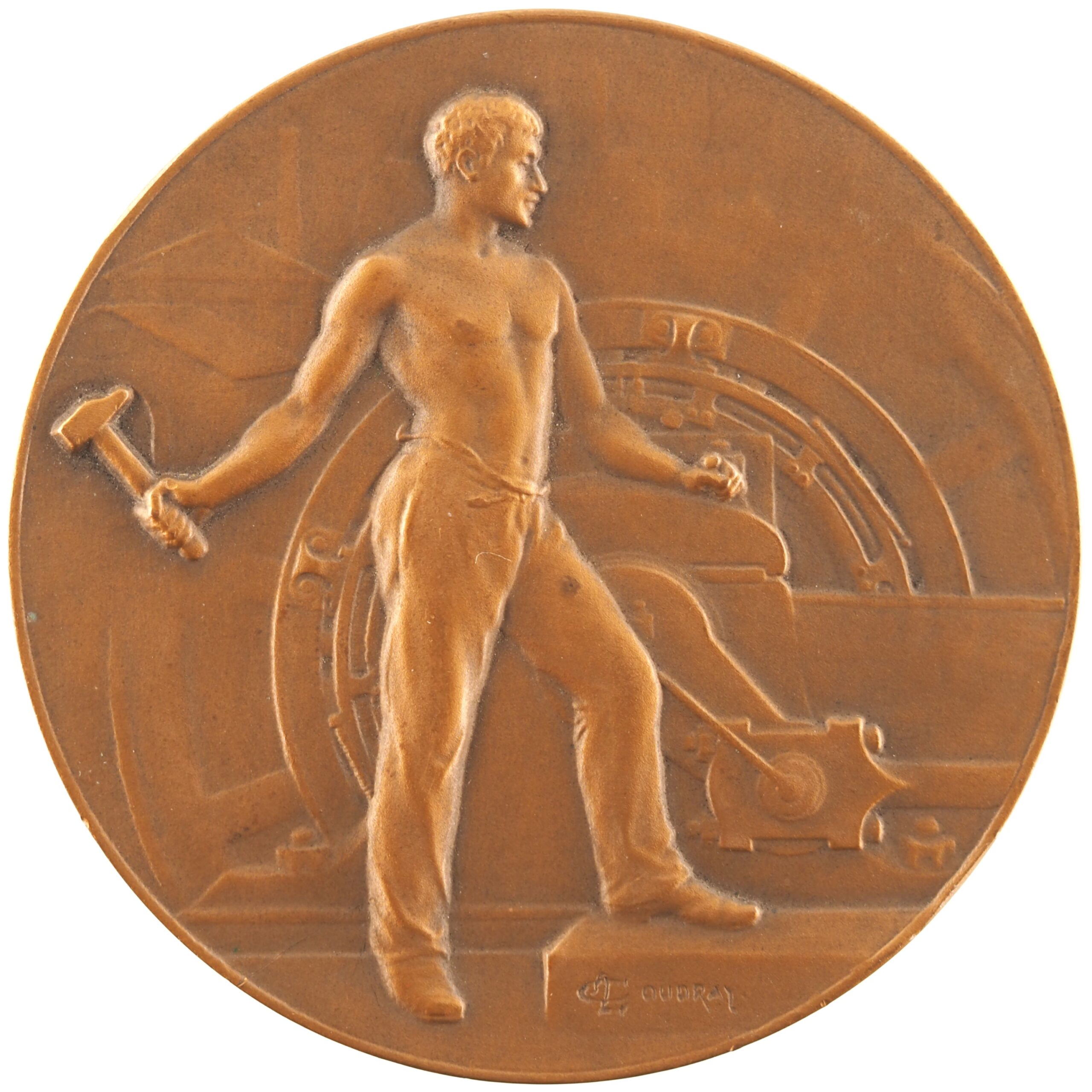 France - Médaille bronze - Ouvrier de l'industrie