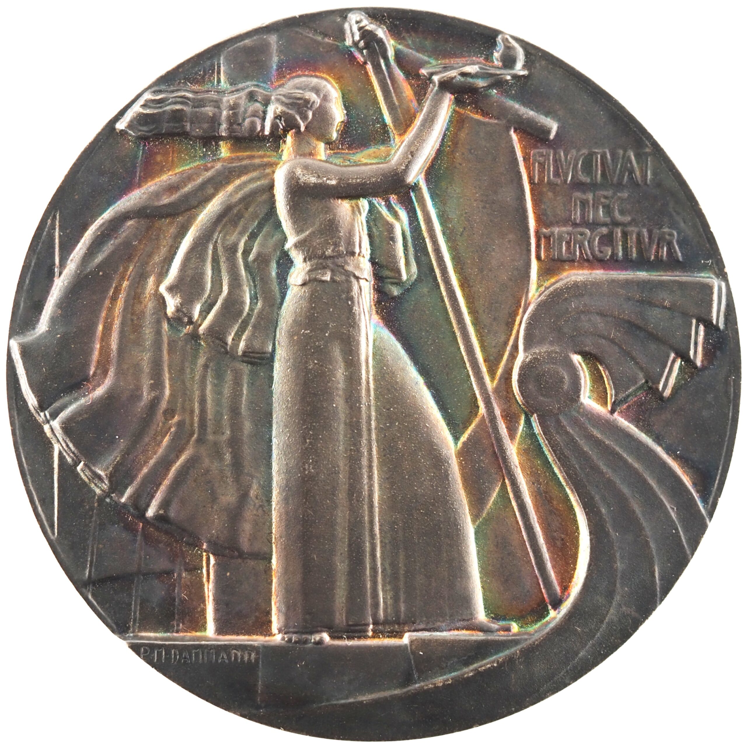 France - Médaille bronze argenté - Ville de Paris / Conseil de Paris