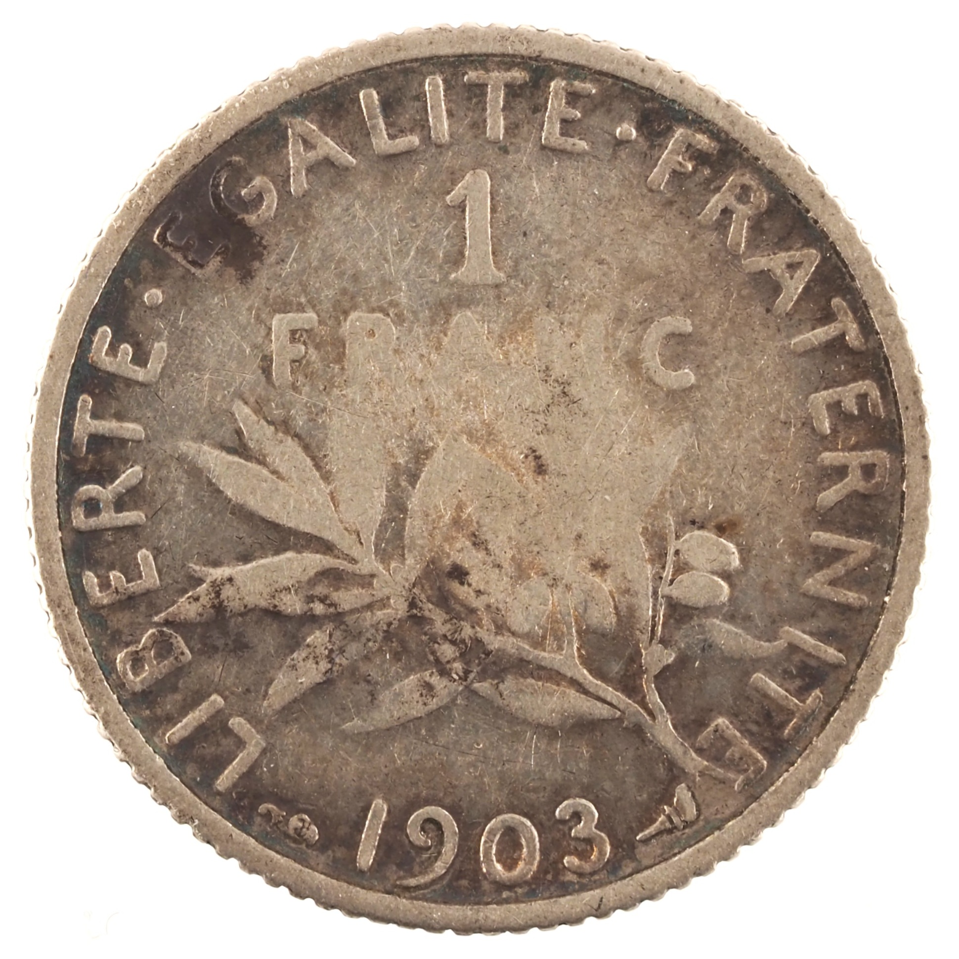 France - Pièce 1 Franc 1903 argent - Semeuse