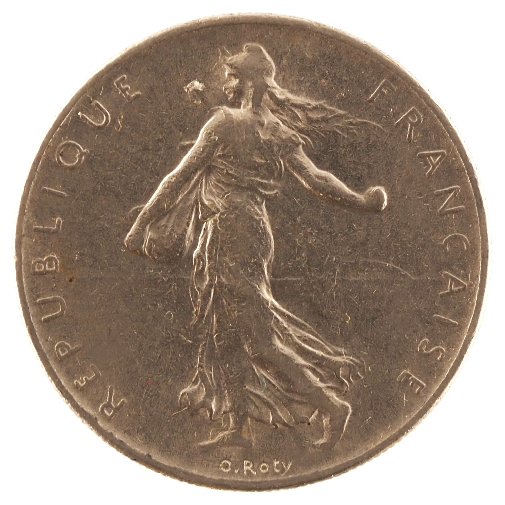 France - Pièce 1 Franc 1960 nickel - Semeuse (petit 0) – Image 2