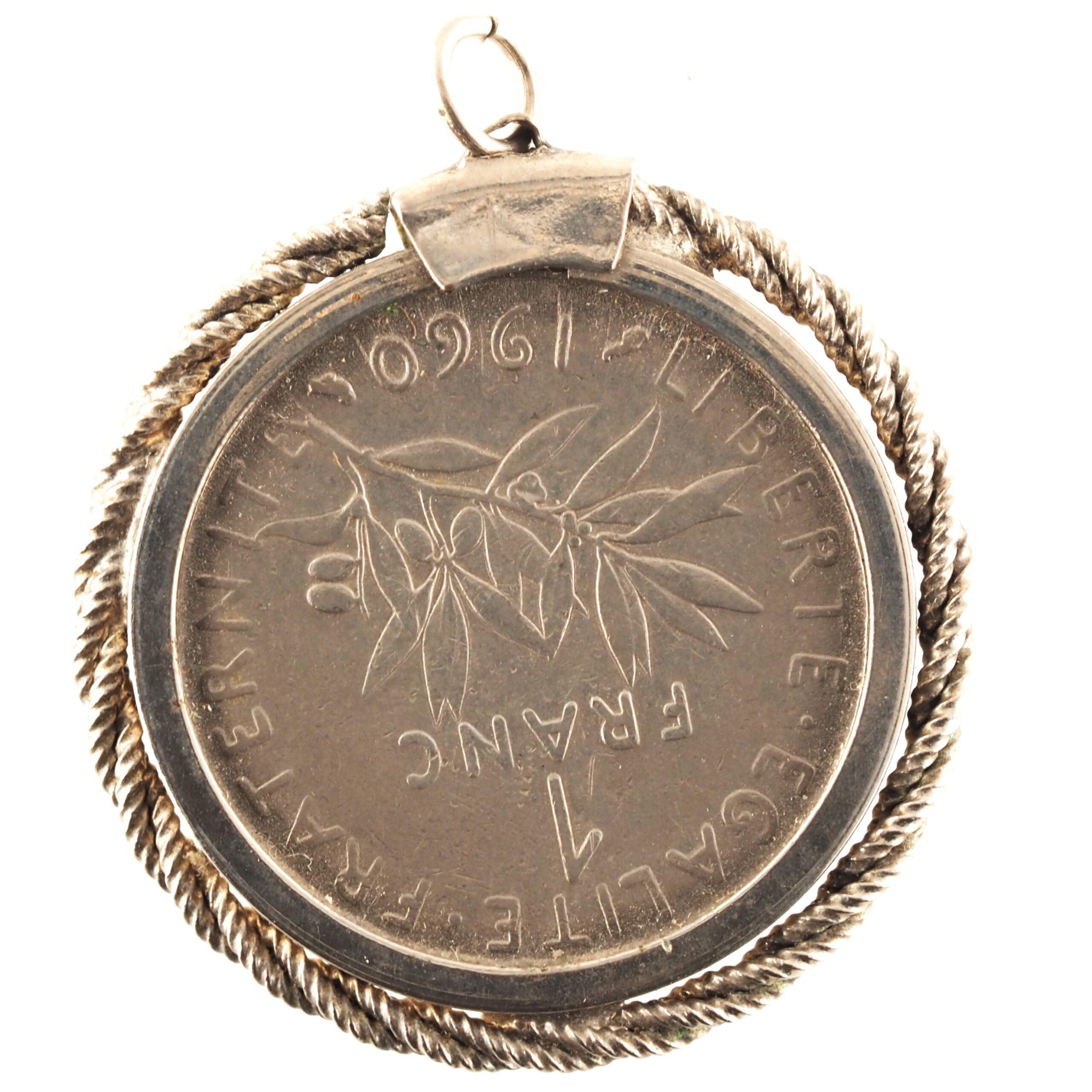 France - Pièce 1 Franc 1960 nickel - Semeuse (petit 0) – Image 3