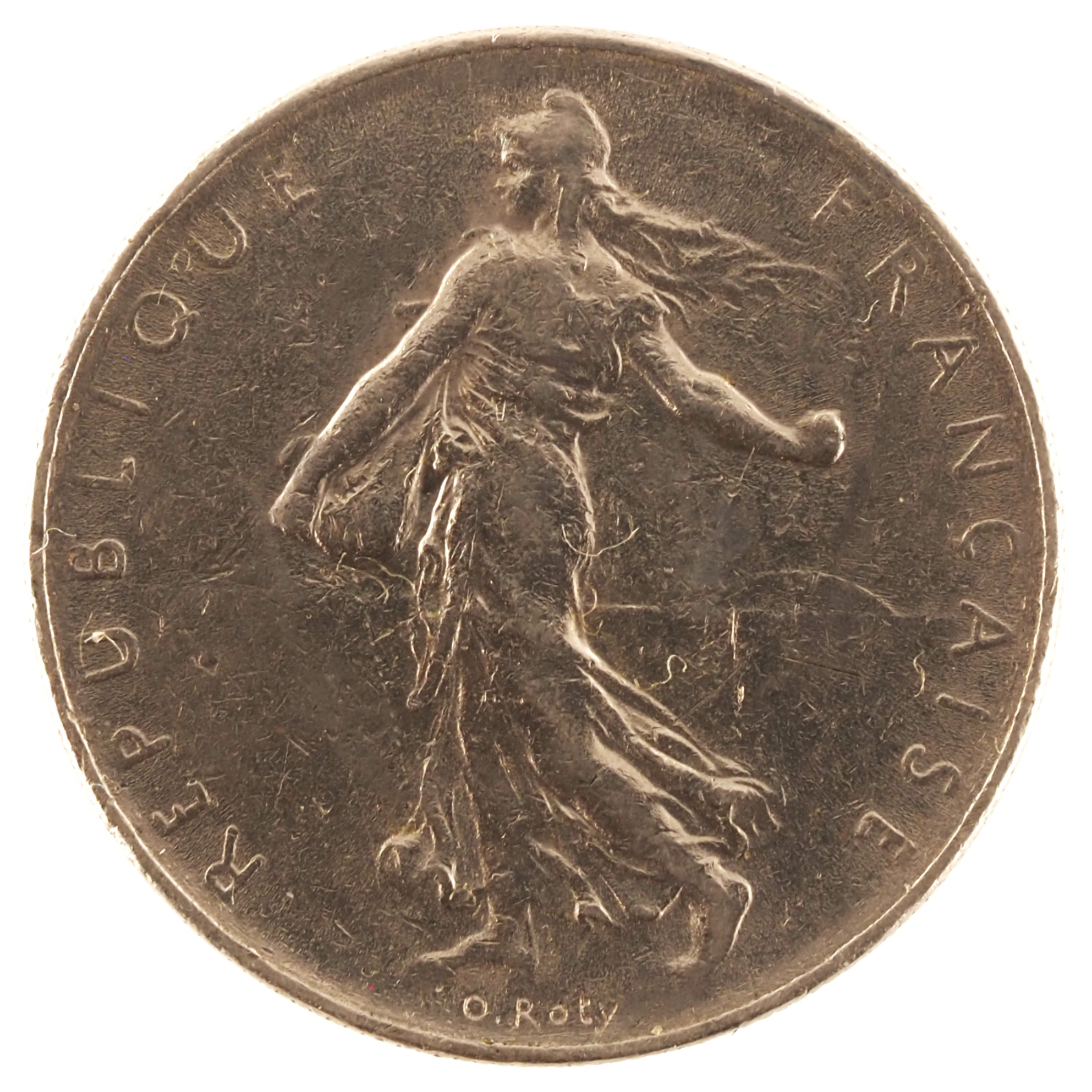 France - Pièce 1 Franc 1974 nickel - Semeuse – Image 2