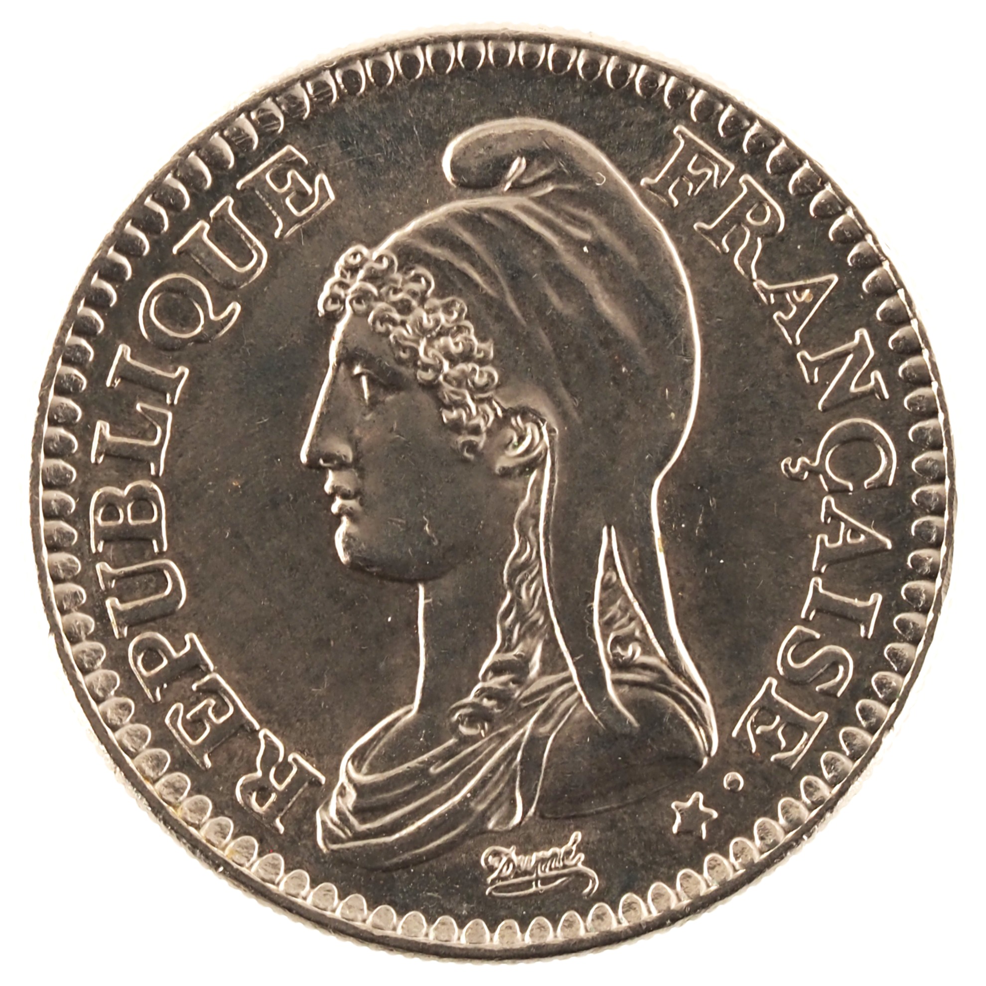 France - Pièce 1 Franc 1992 nickel - République – Image 2