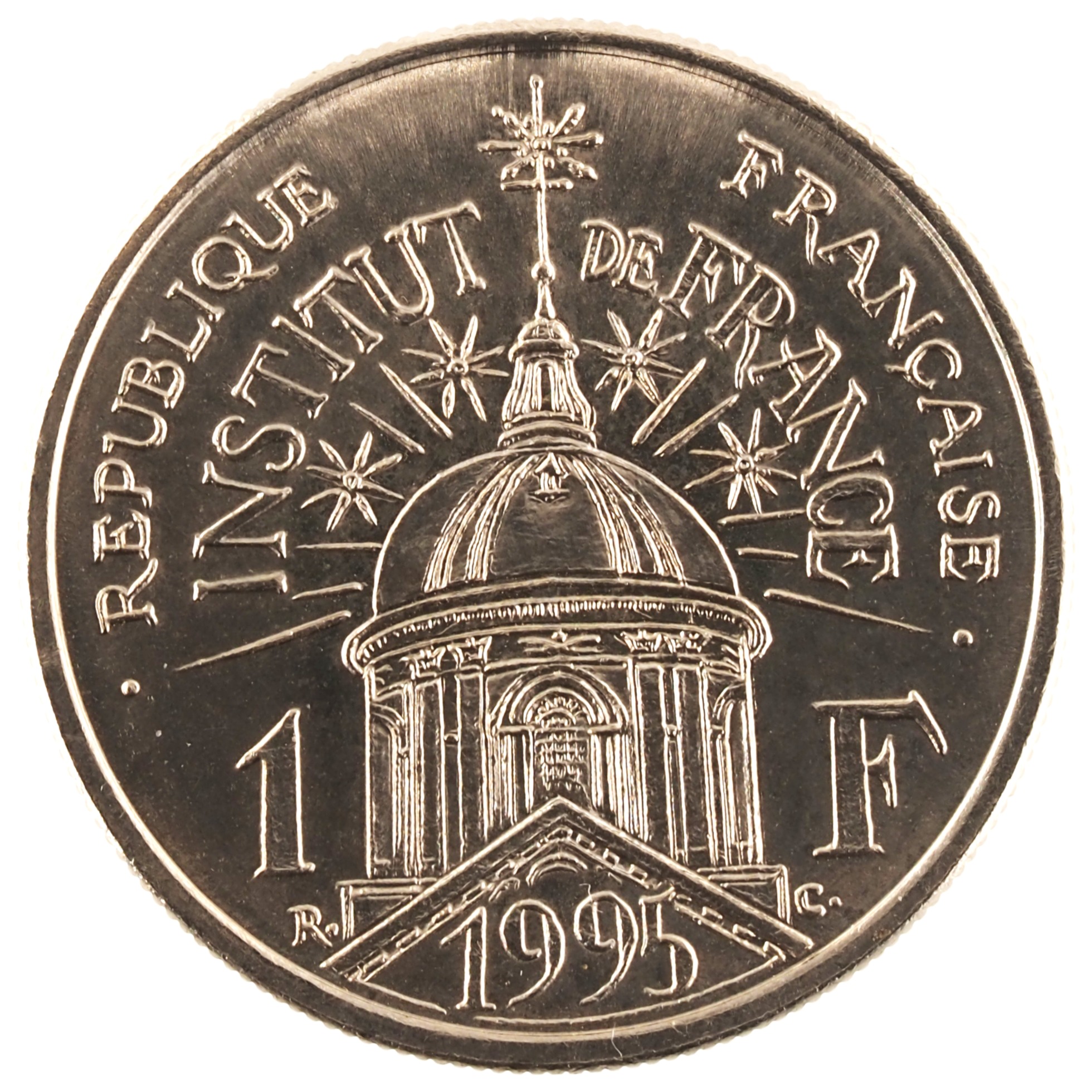 France - Pièce 1 Franc 1995 nickel - Institut de France