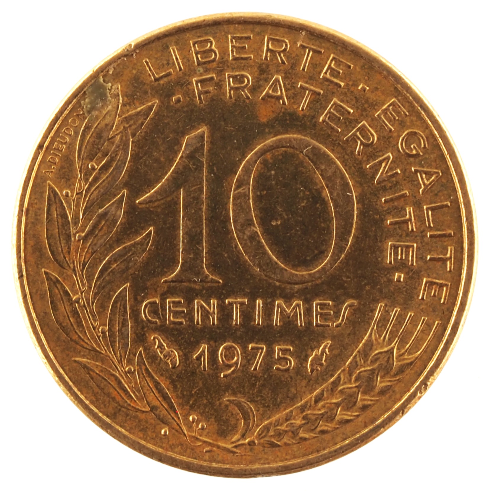 France - Pièce 10 Centimes 1975 bronze-aluminium - Marianne
