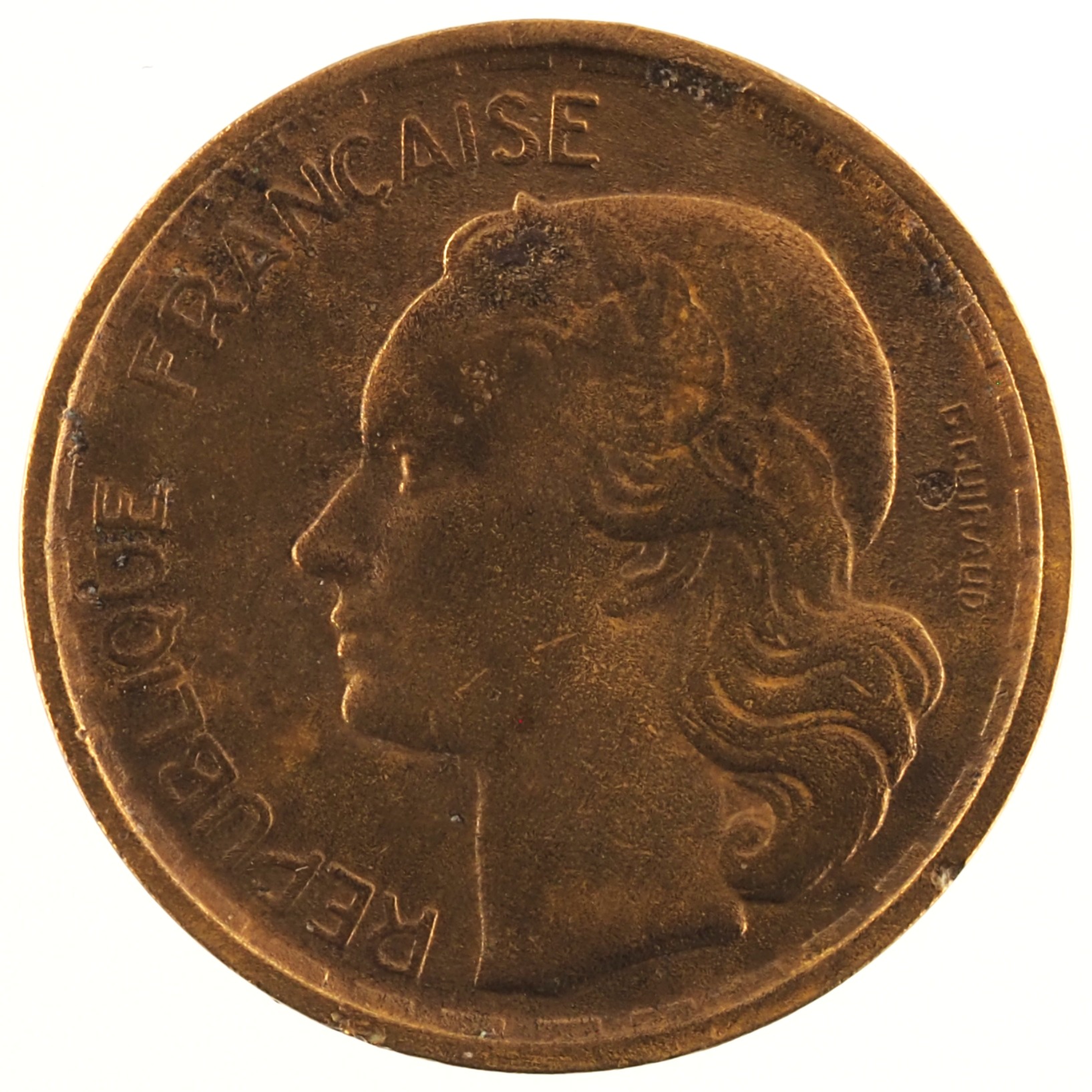 France - Pièce 10 Francs 1951 B bronze-aluminium - Guiraud – Image 2