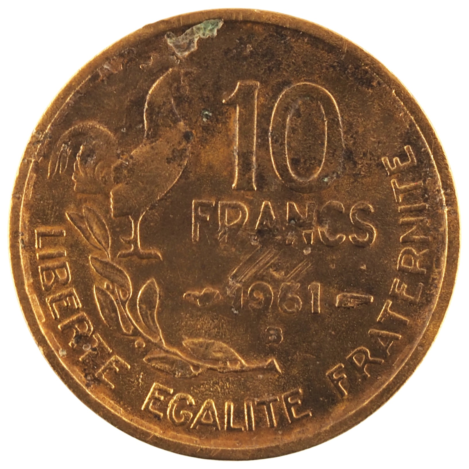 France - Pièce 10 Francs 1951 B bronze-aluminium - Guiraud
