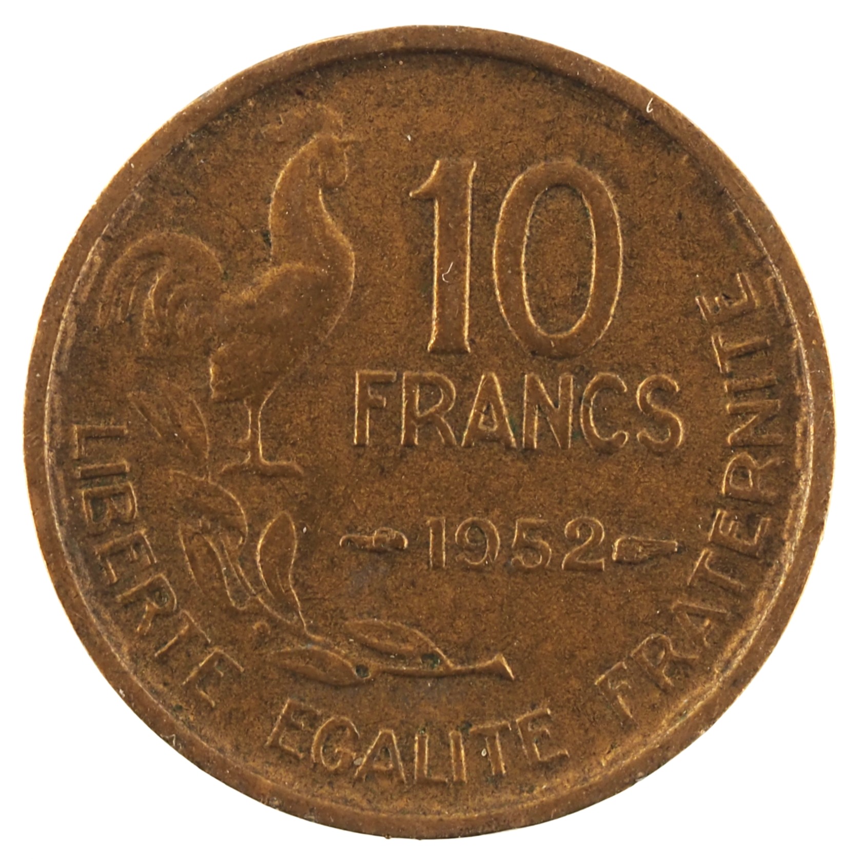 France - Pièce 10 Francs 1952 bronze-aluminium - Guiraud