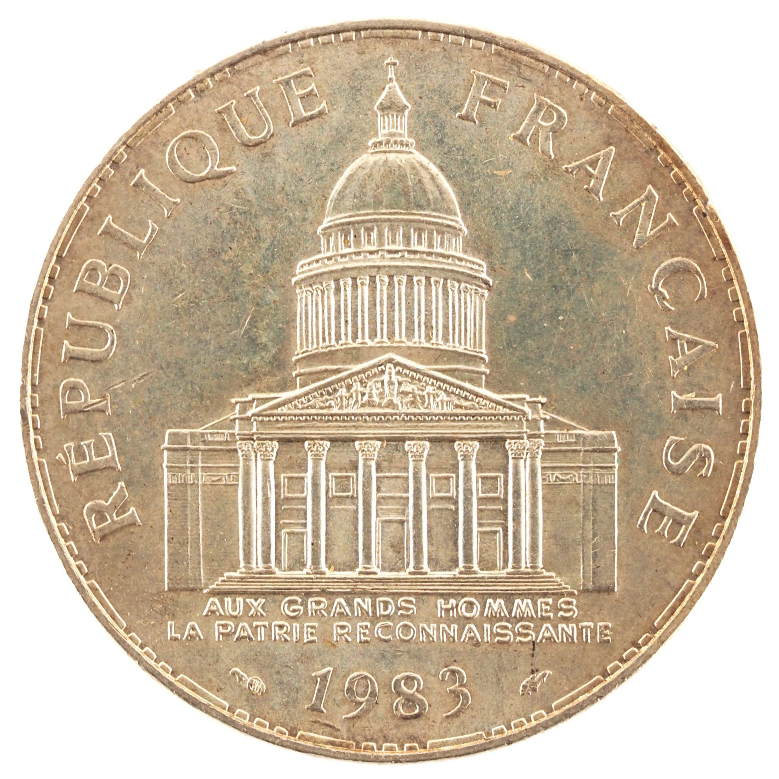 France - Pièce 100 Francs 1983 argent - Panthéon