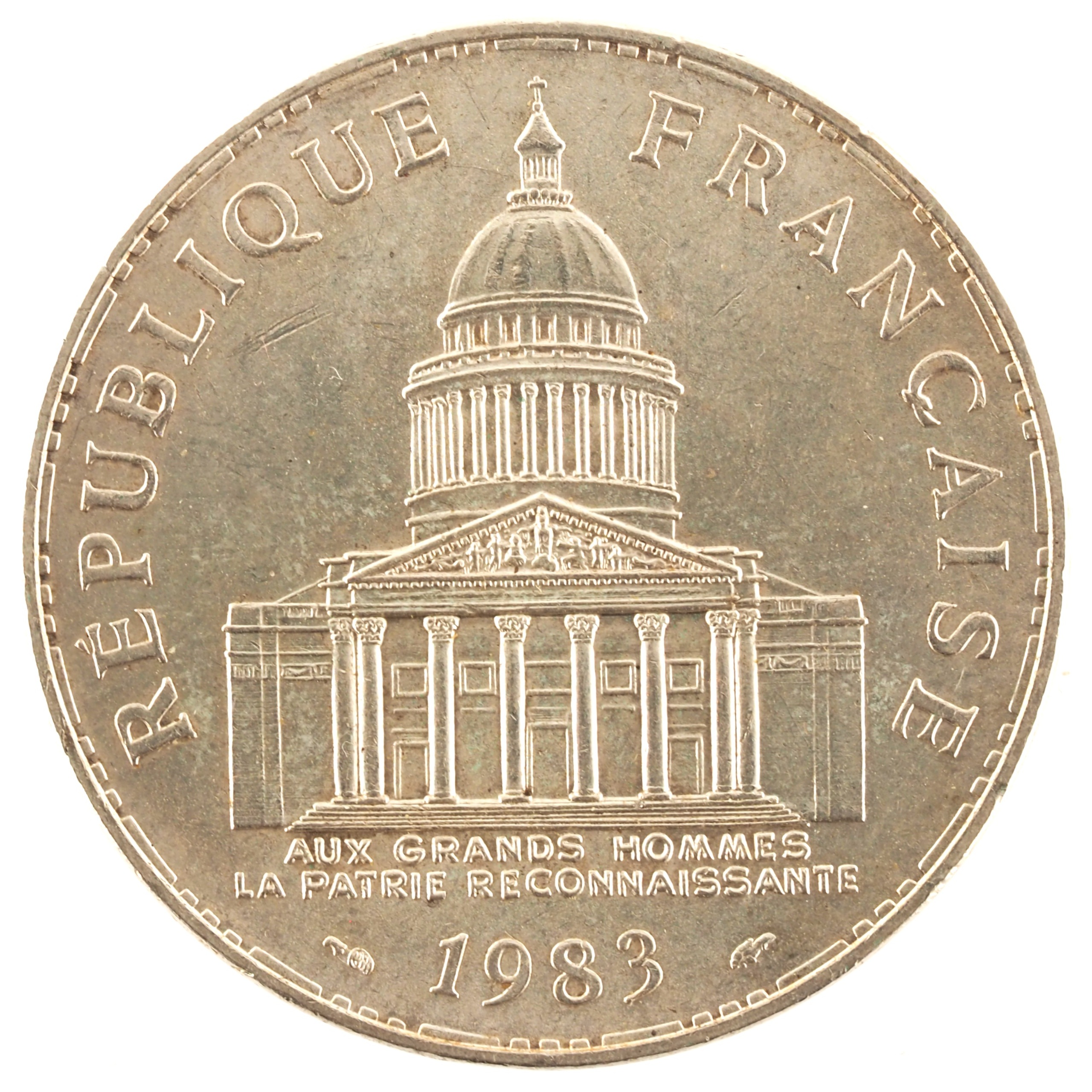France - Pièce 100 Francs 1983 argent - Panthéon