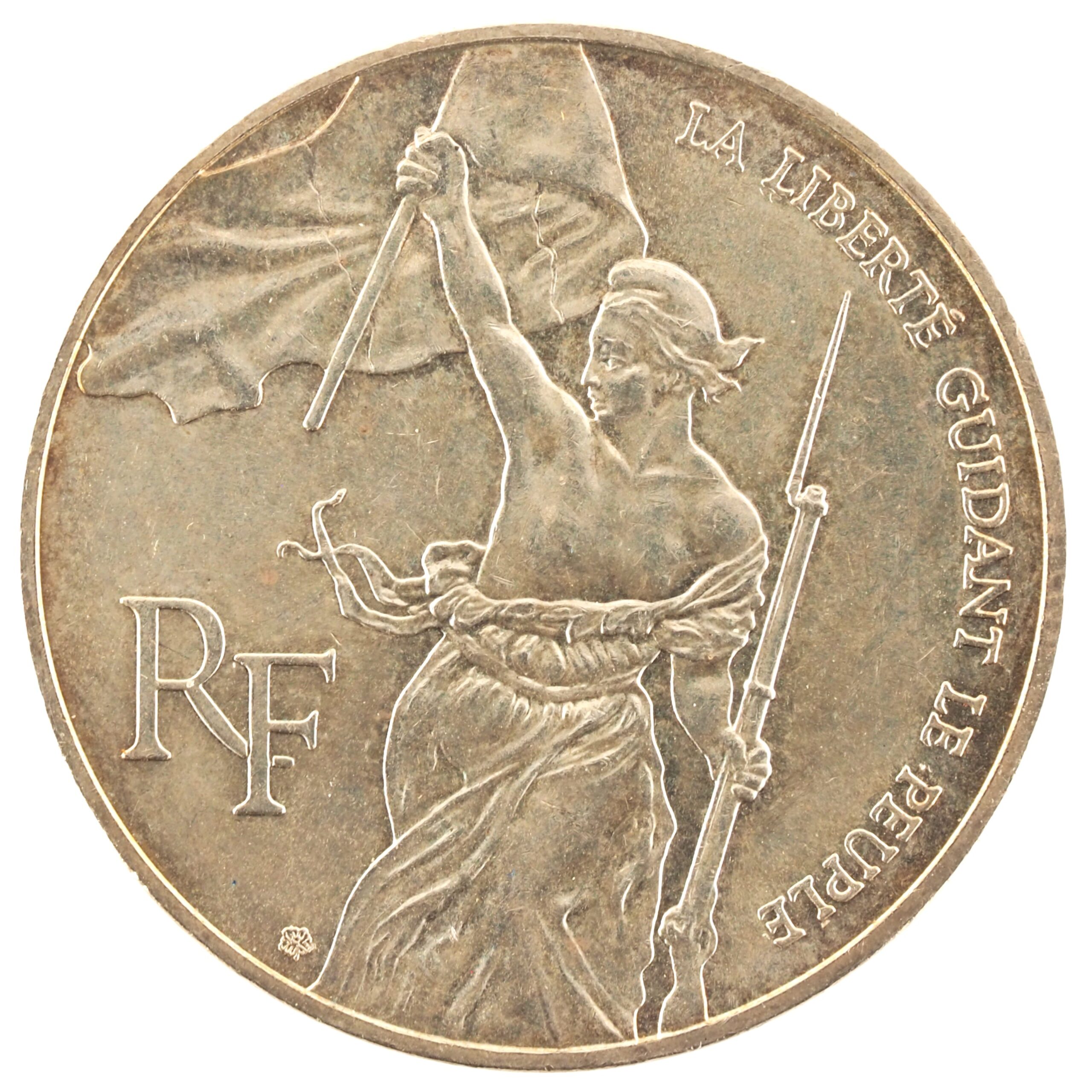 France - Pièce 100 Francs 1993 argent - La Liberté guidant le peuple