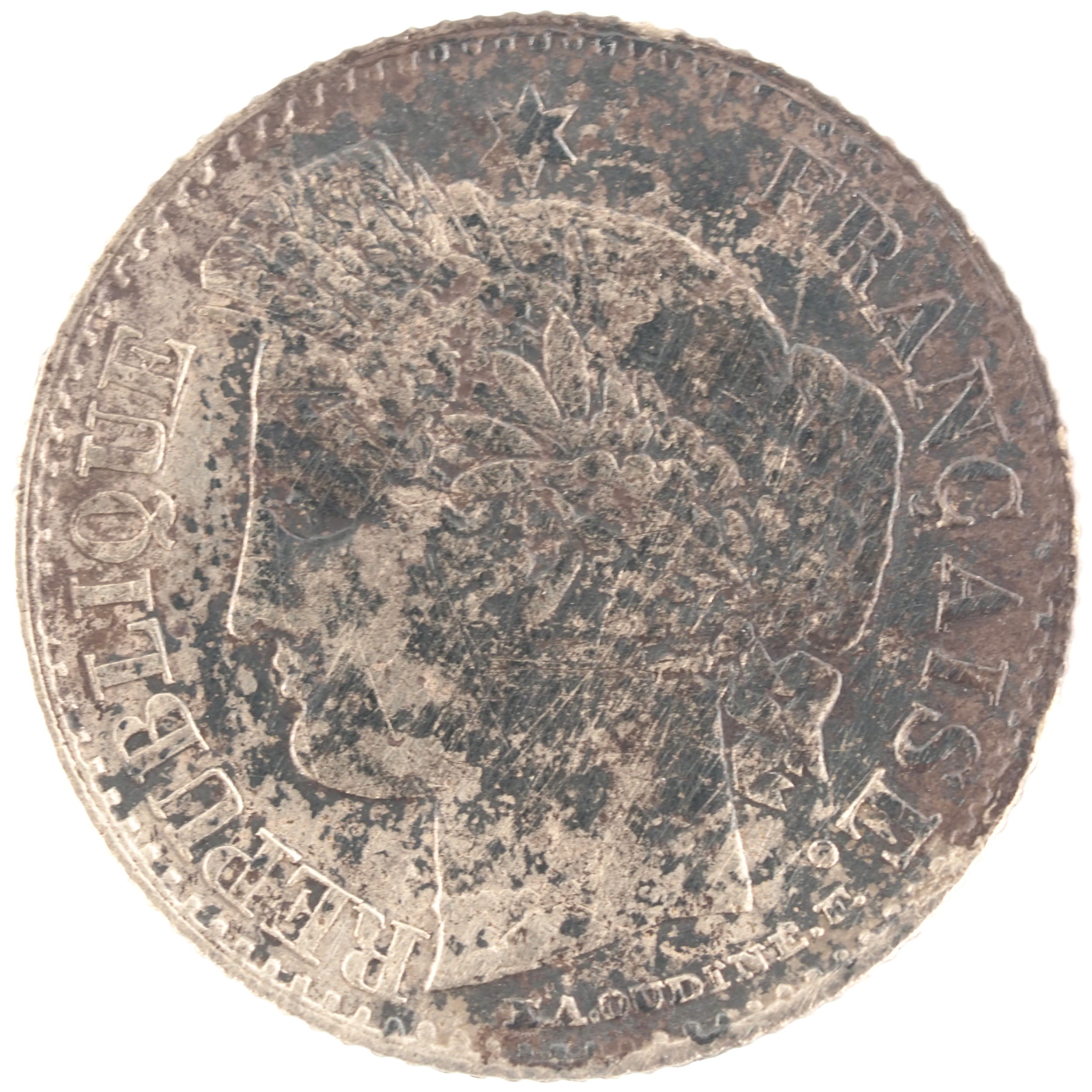 France - Pièce 20 Centimes 1850 A argent - Cérès (oreille de levrette basse) – Image 2