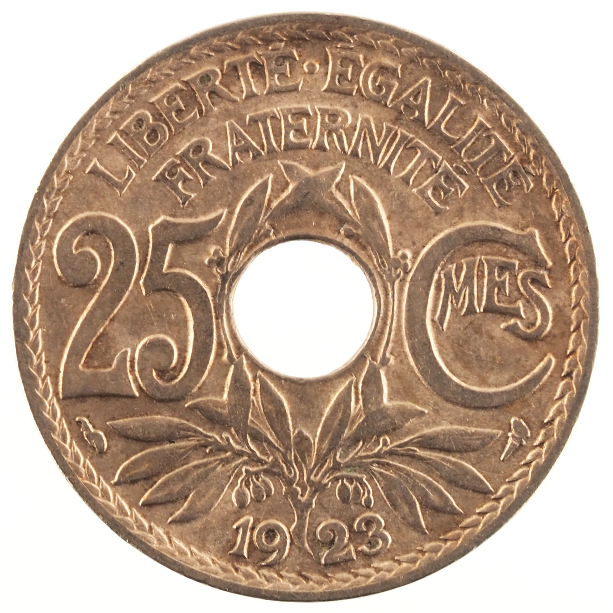 France - Pièce 25 Centimes 1923 cupro-nickel - Lindauer