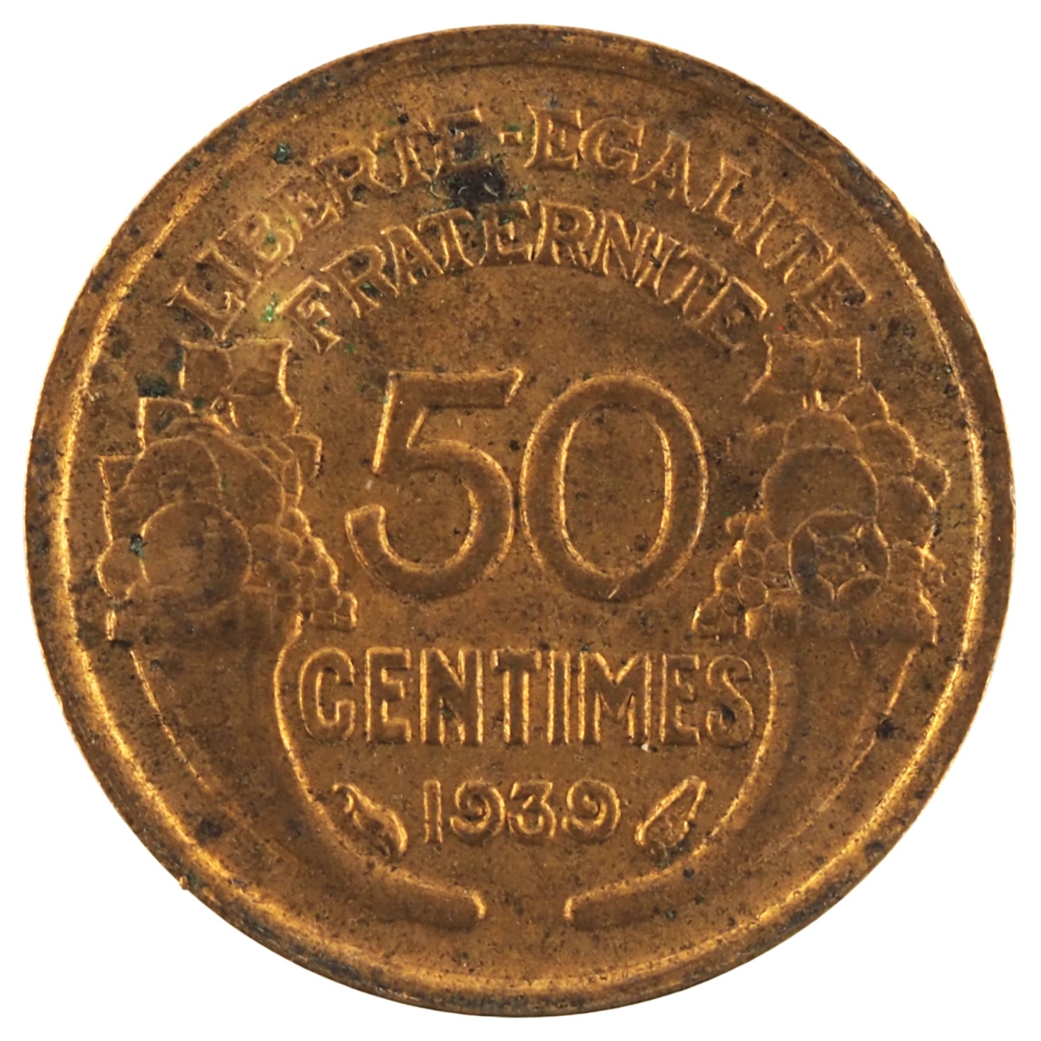 France - Pièce 50 Centimes 1939 bronze-aluminium - Morlon