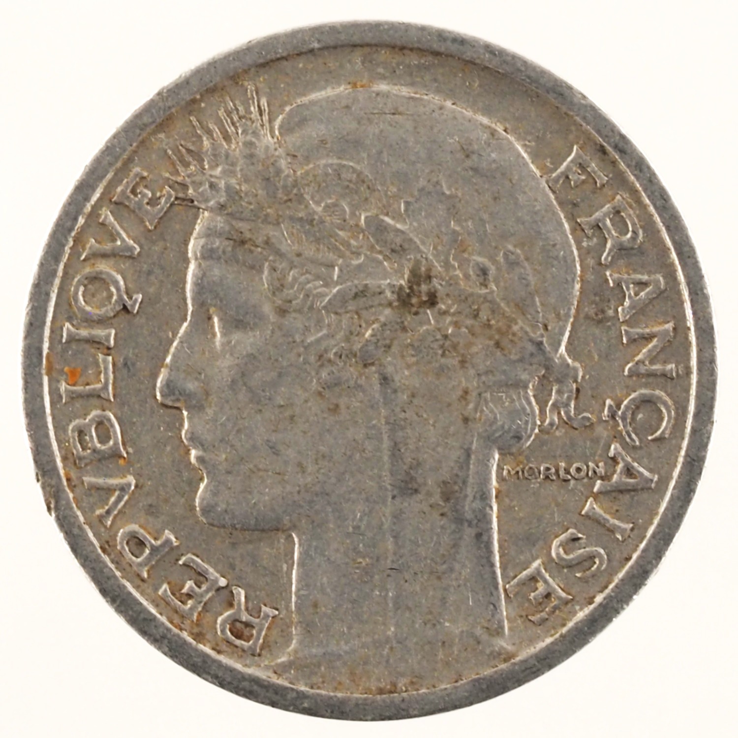 France - Pièce 50 Centimes 1941 aluminium - Morlon, lourde – Image 2