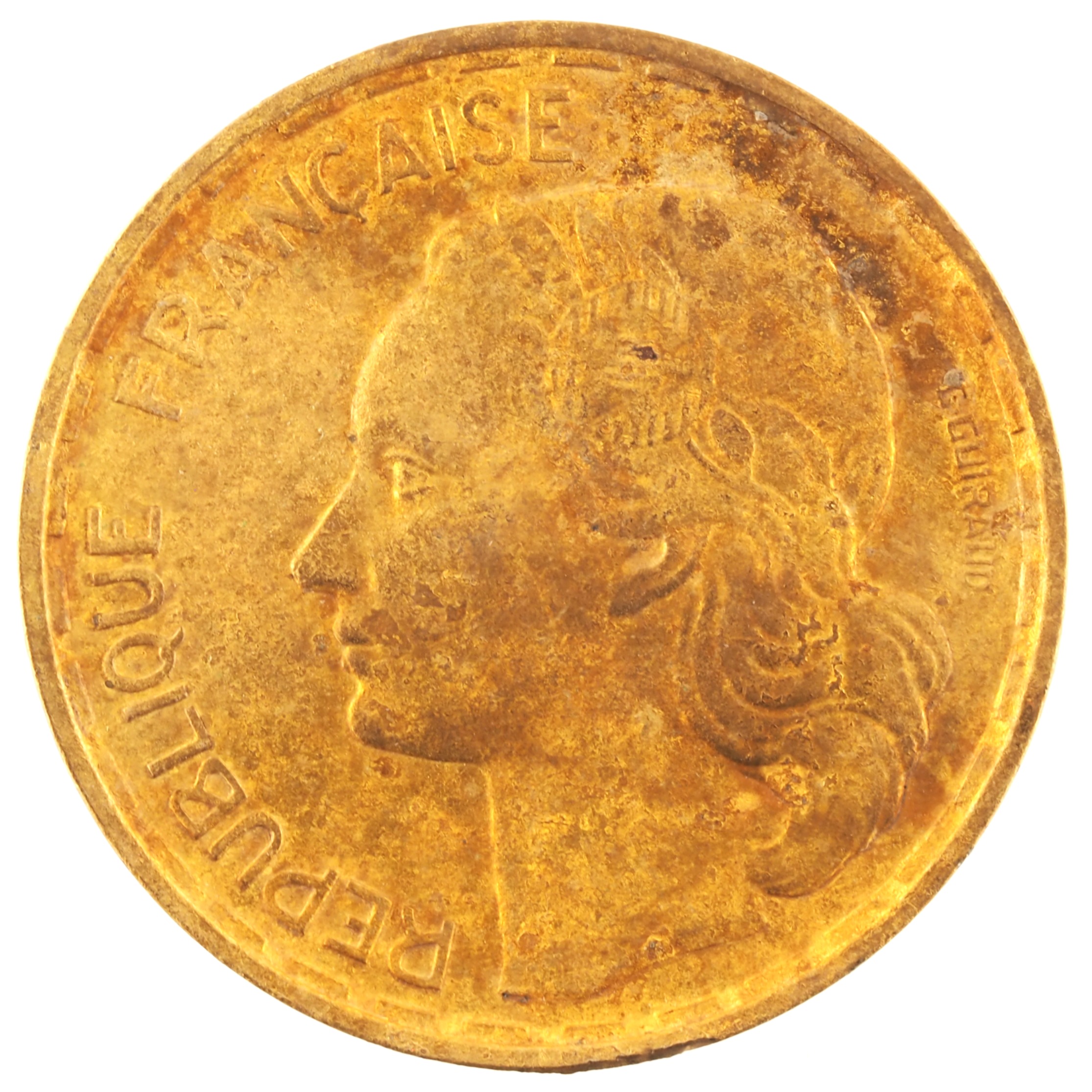 France - Pièce 50 Francs 1952 bronze-aluminium - Guiraud – Image 2