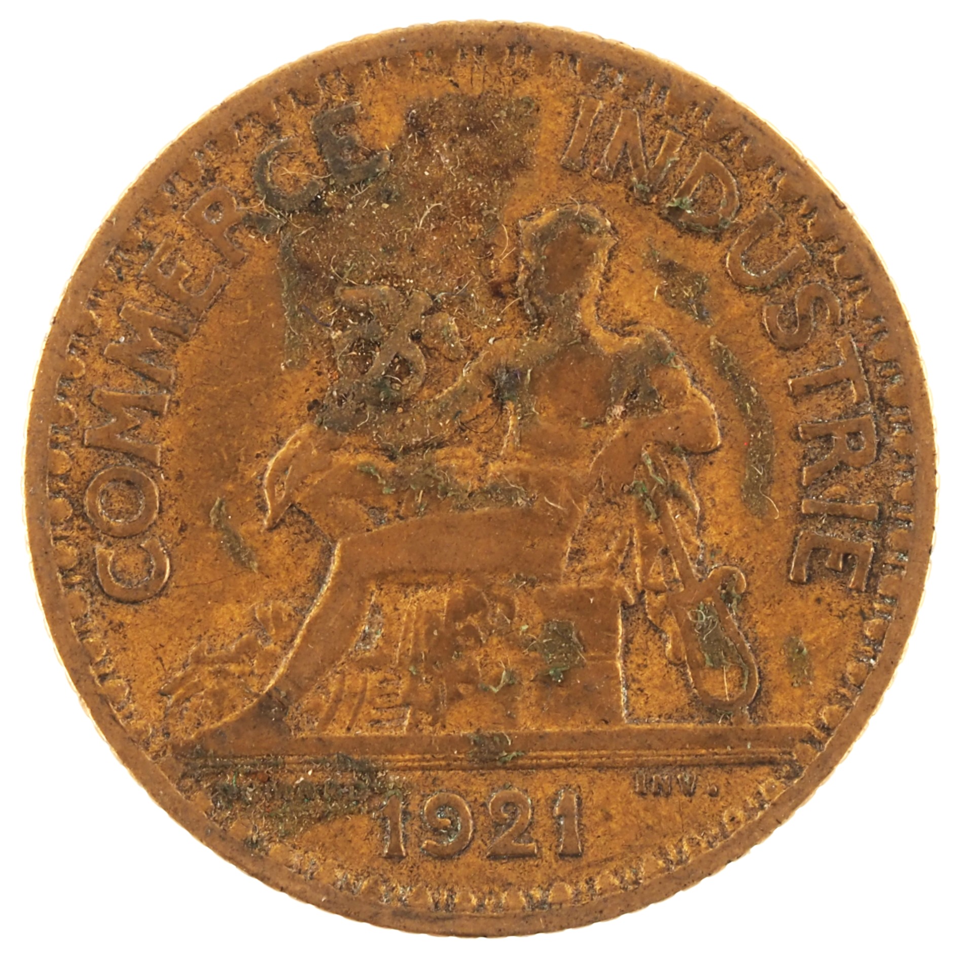 France - Pièce Bon pour 1 Franc 1921 bronze-aluminium - Chambres de Commerce