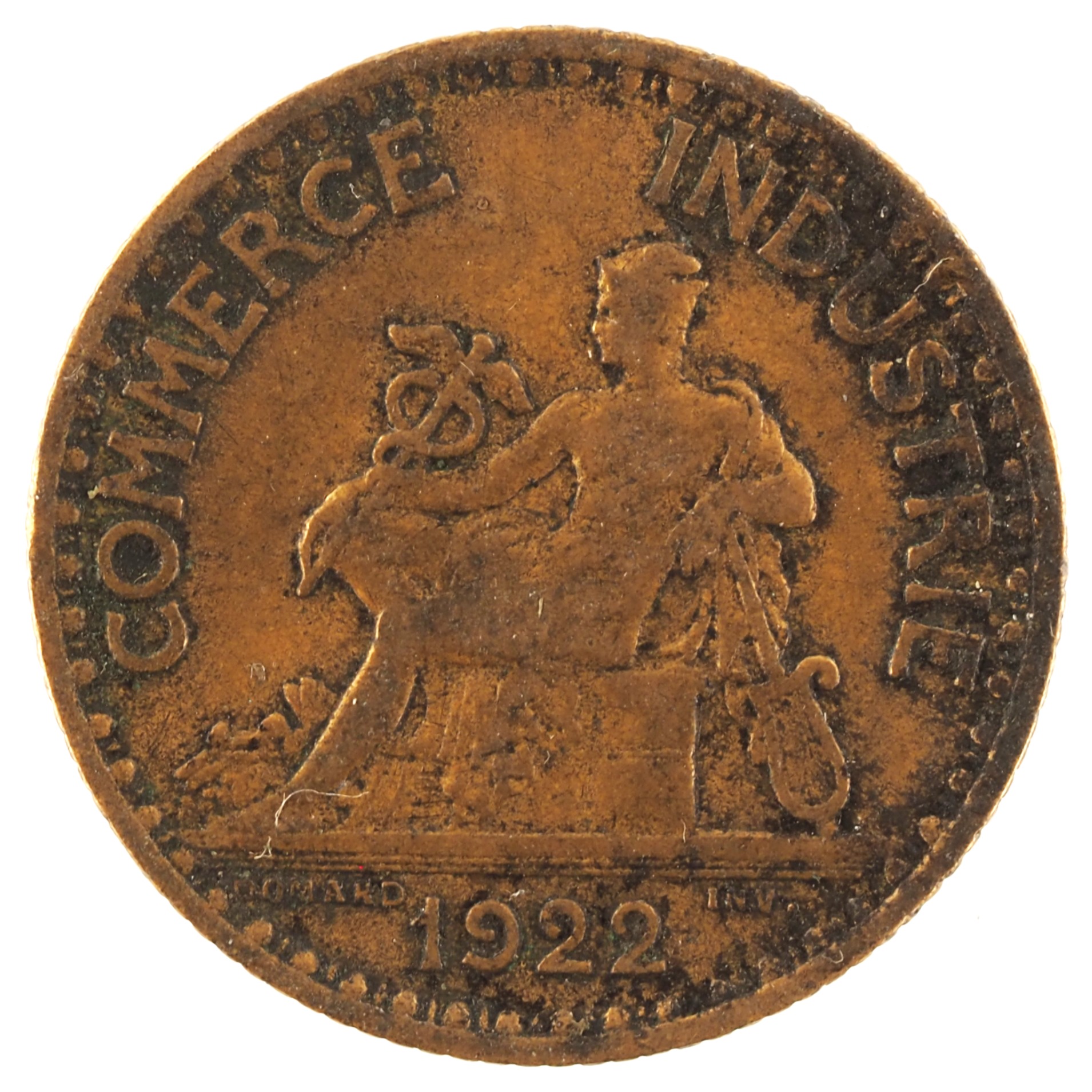 France - Pièce Bon pour 1 Franc 1922 bronze-aluminium - Chambres de Commerce