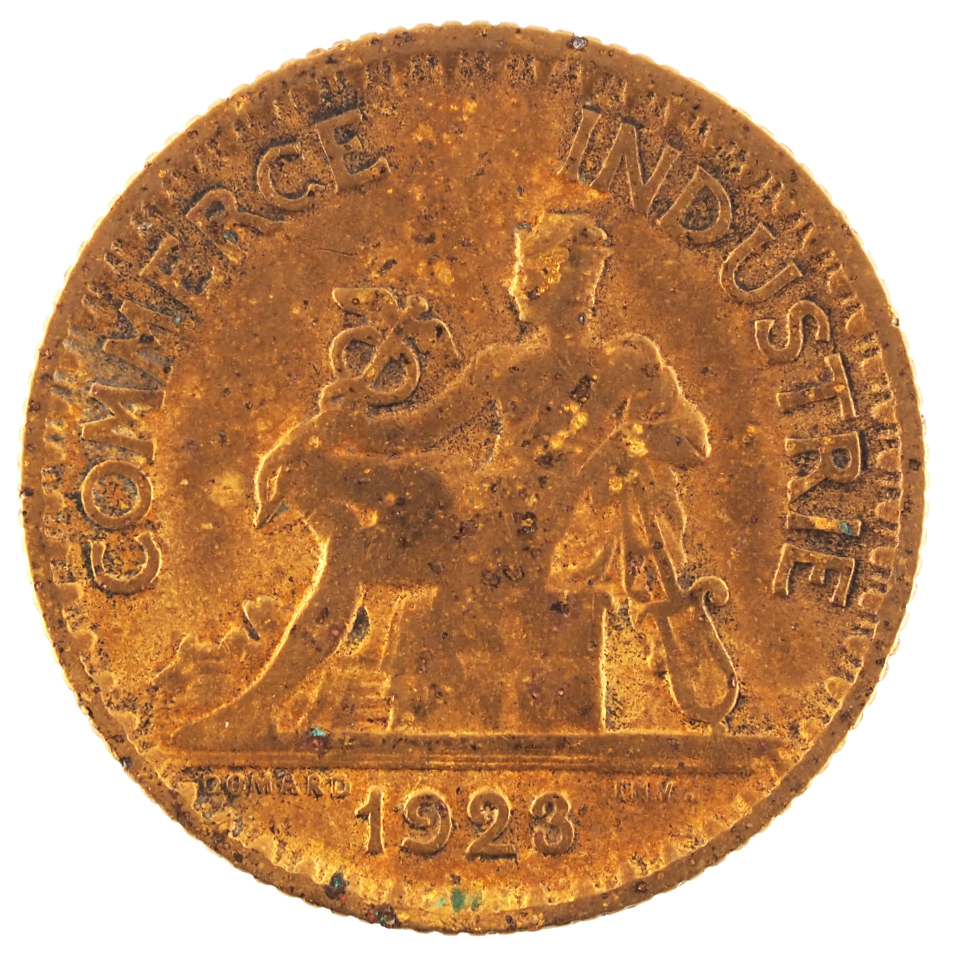 France - Pièce Bon pour 1 Franc 1923 bronze-aluminium - Chambres de Commerce