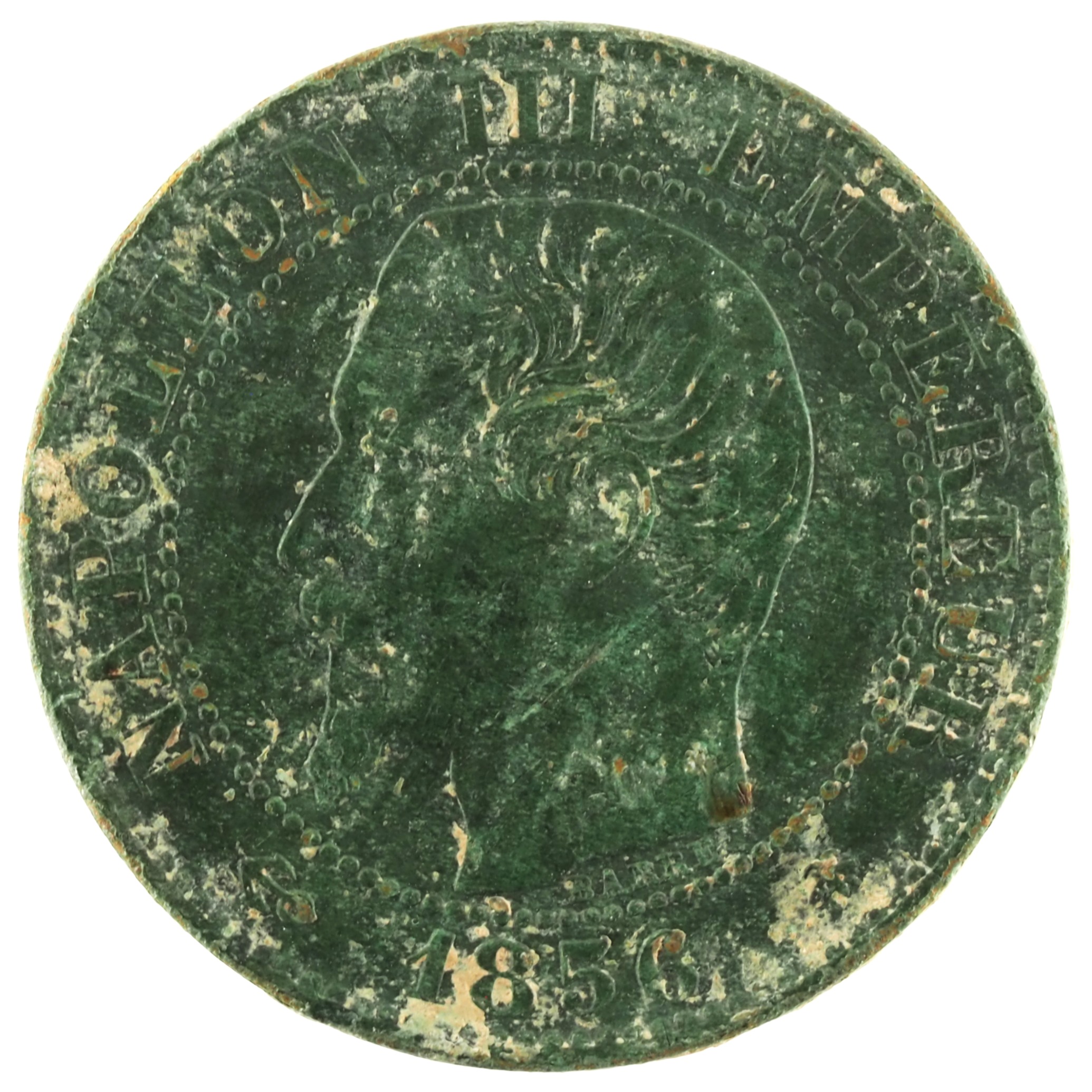 France - Pièce Cinq Centimes 1856 BB bronze - Napoléon III, tête nue