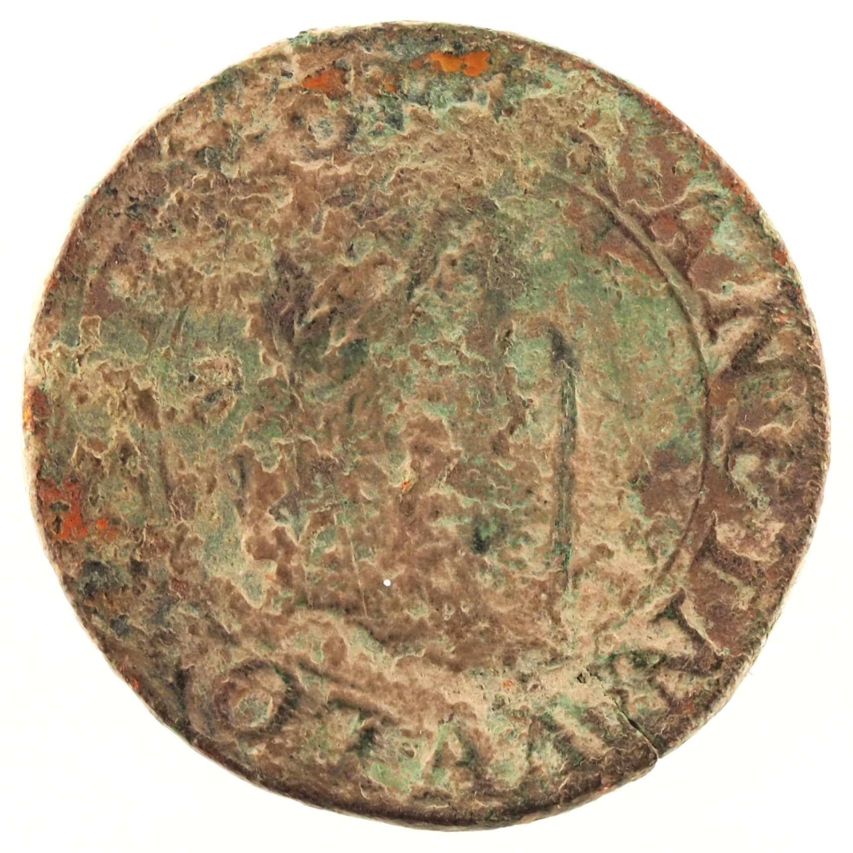 France - Pièce Double Tournois 1631 A cuivre - Louis XIII – Image 2