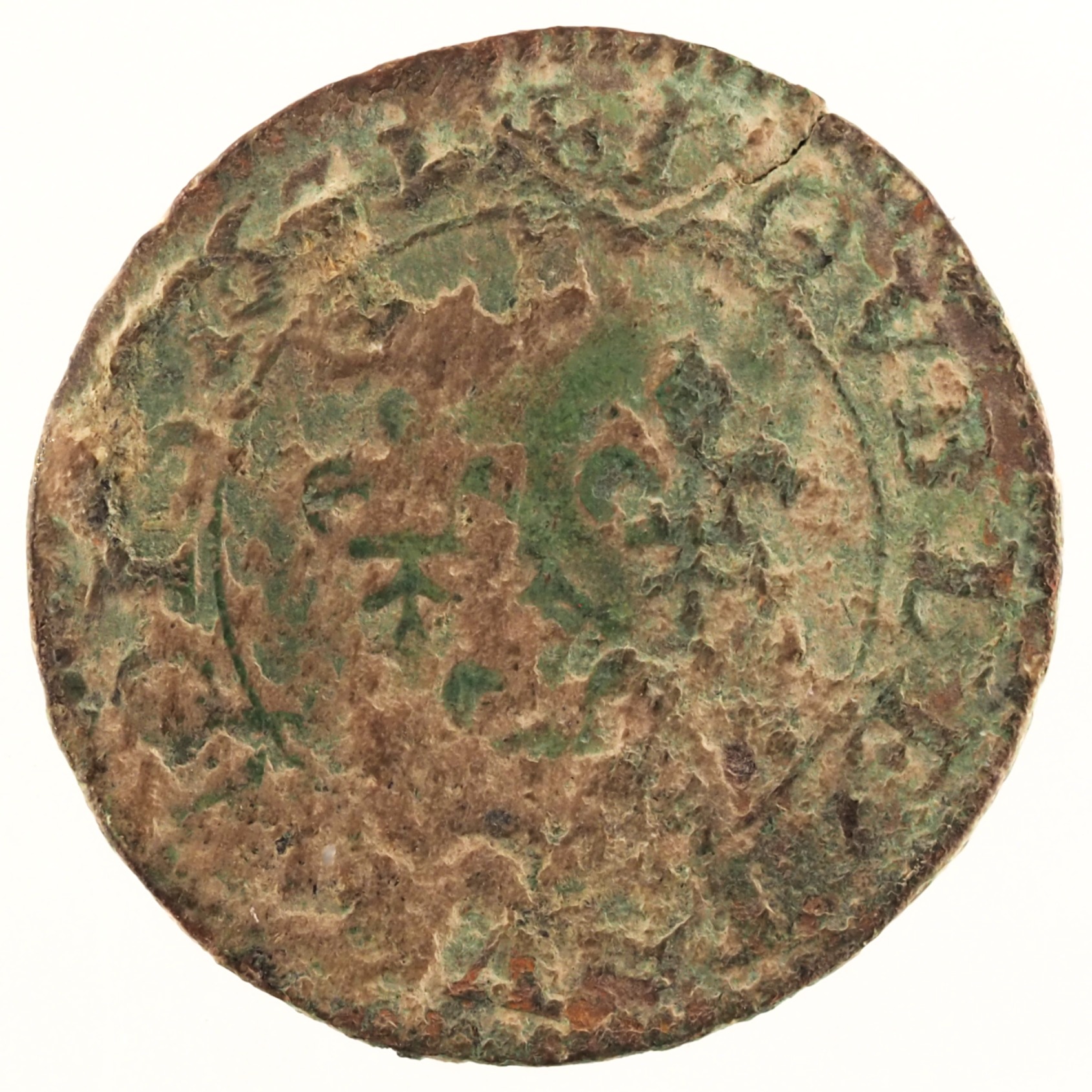 France - Pièce Double Tournois 1631 A cuivre - Louis XIII