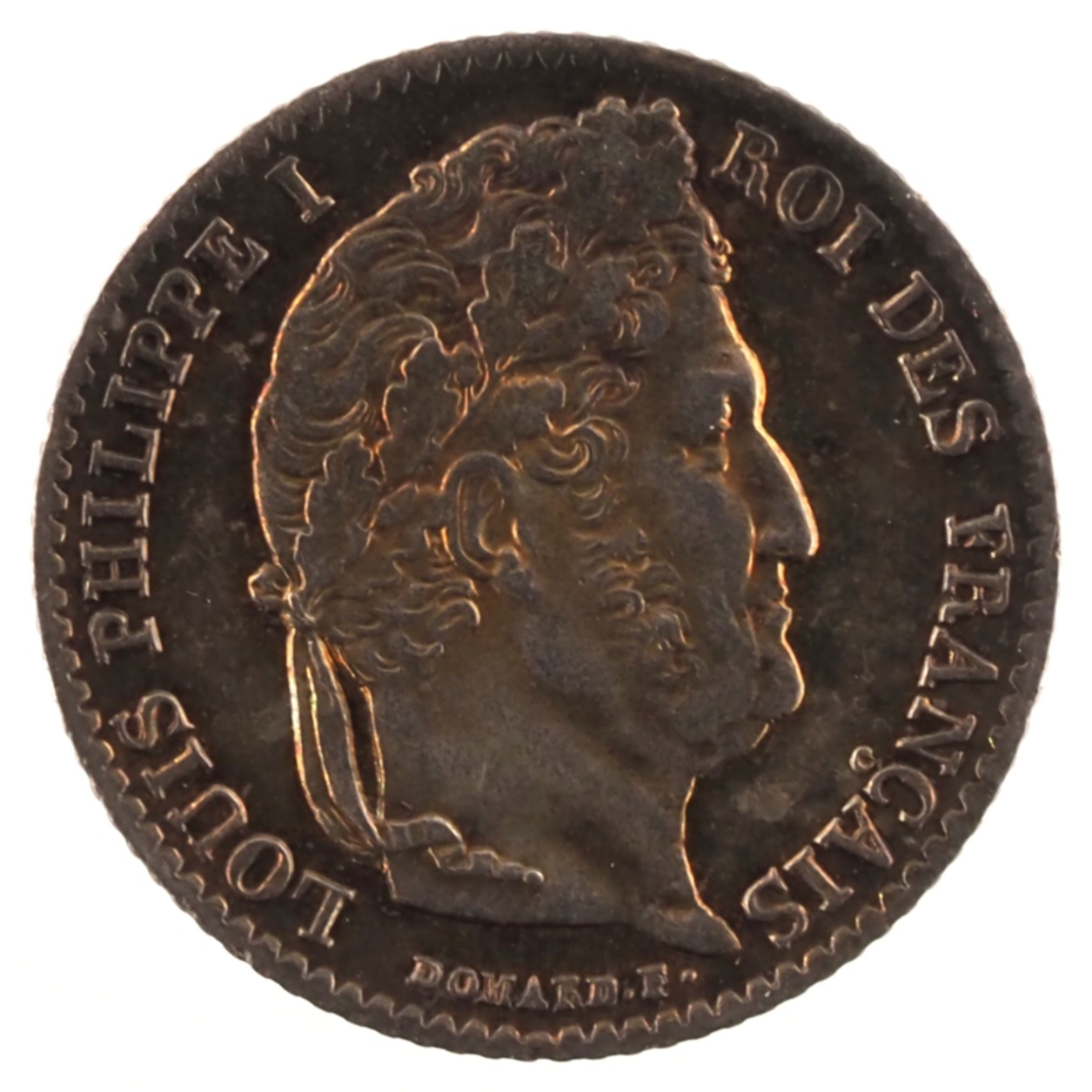 France - Pièce 1/4 Franc 1843 A argent - Louis-Philippe Ier – Image 2