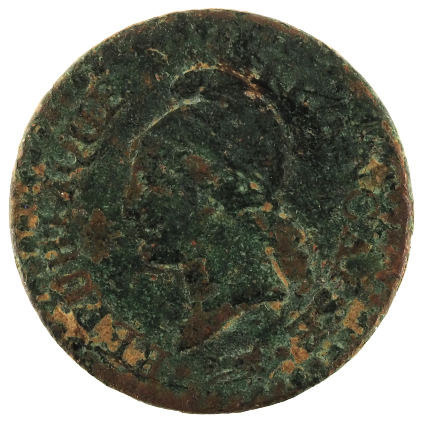 France - Pièce Un Centime An 7 A cuivre - Dupré – Image 2