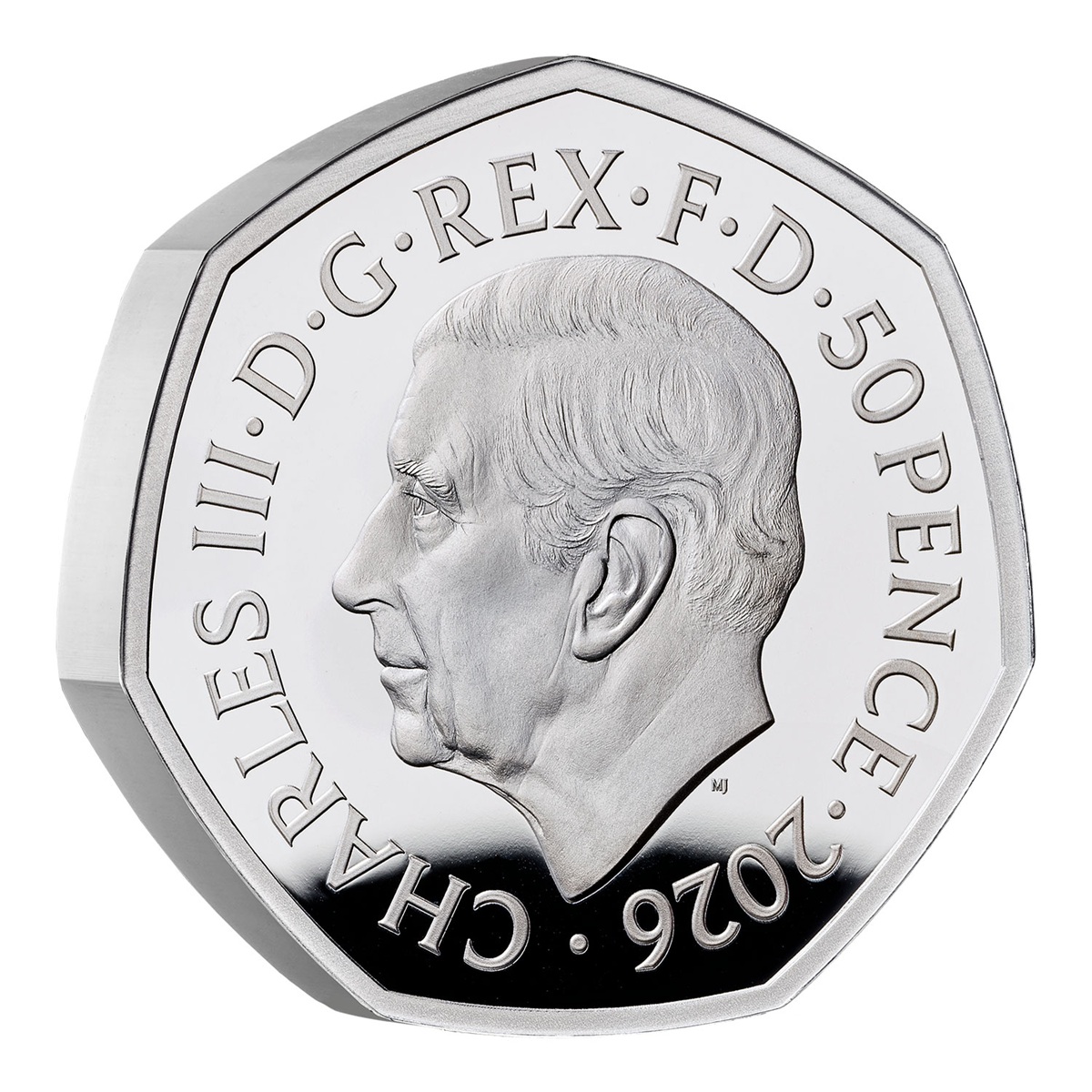 Royaume-Uni - Pièce 50 Pence 2026 argent BE - Grand Prix de Grande-Bretagne – Image 2