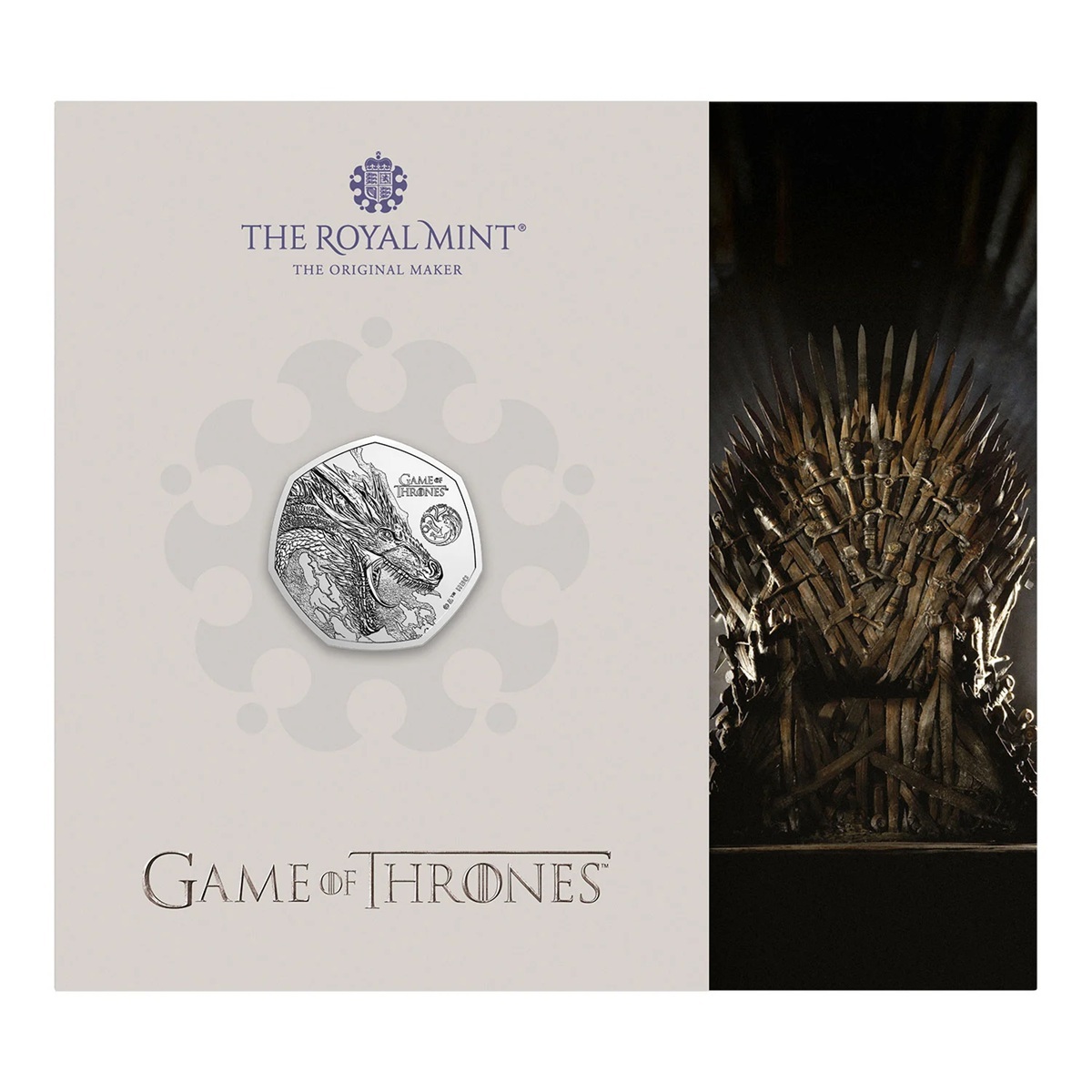 Royaume-Uni - Pièce 50 Pence 2026 cupro-nickel BU - Le feu dans Game of Thrones – Image 3