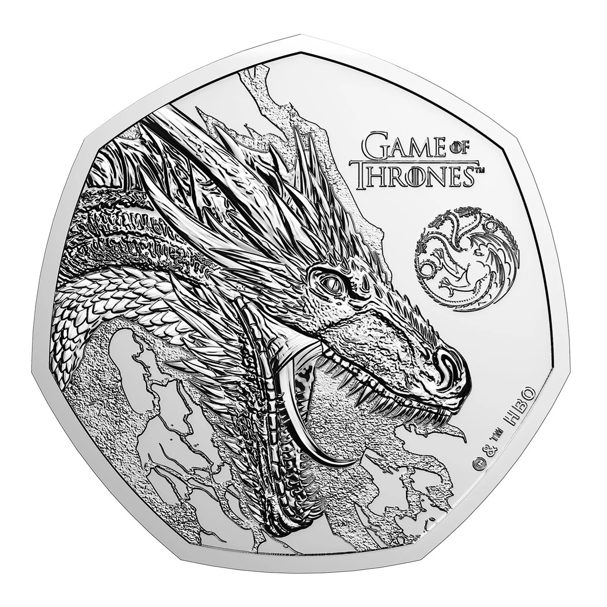 Royaume-Uni - Pièce 50 Pence 2026 cupro-nickel BU - Le feu dans Game of Thrones