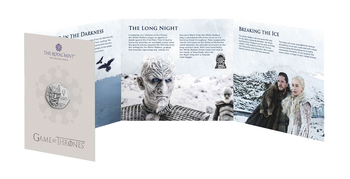Royaume-Uni - Pièce 50 Pence 2026 cupro-nickel BU - La glace dans Game of Thrones – Image 4