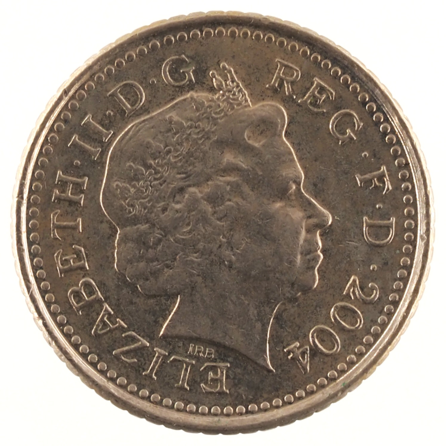 Royaume-Uni - Pièce 5 Pence 2004 cupro-nickel - Elisabeth II / Chardon couronné