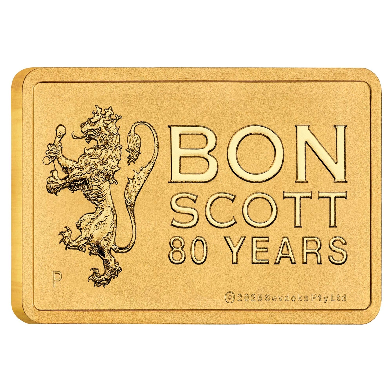 Perth Mint, Australie - Lingot 2026 1 gramme or - Bon Scott – Image 7