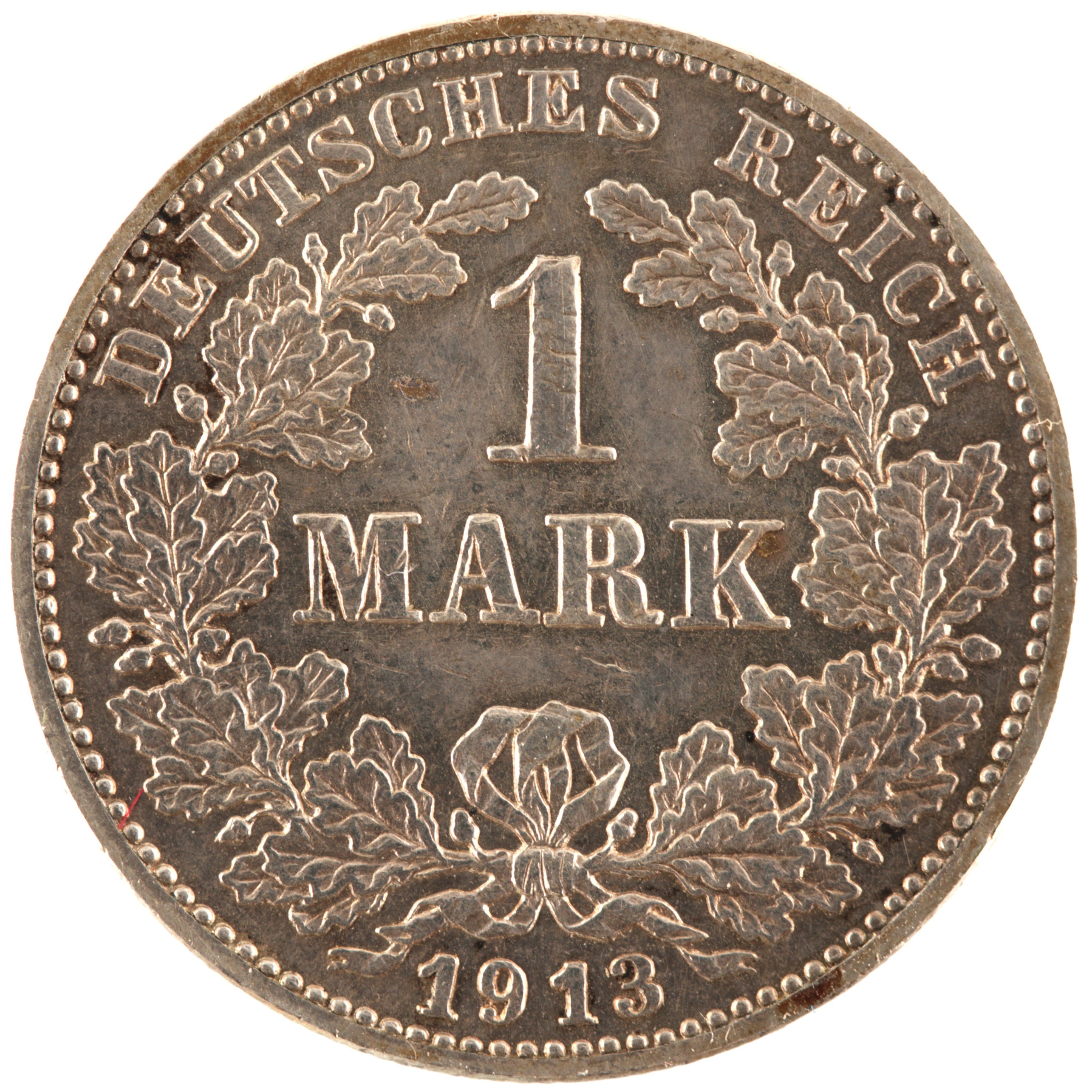 Allemagne - Pièce 1 Mark 1913 G argent - Aigle héraldique