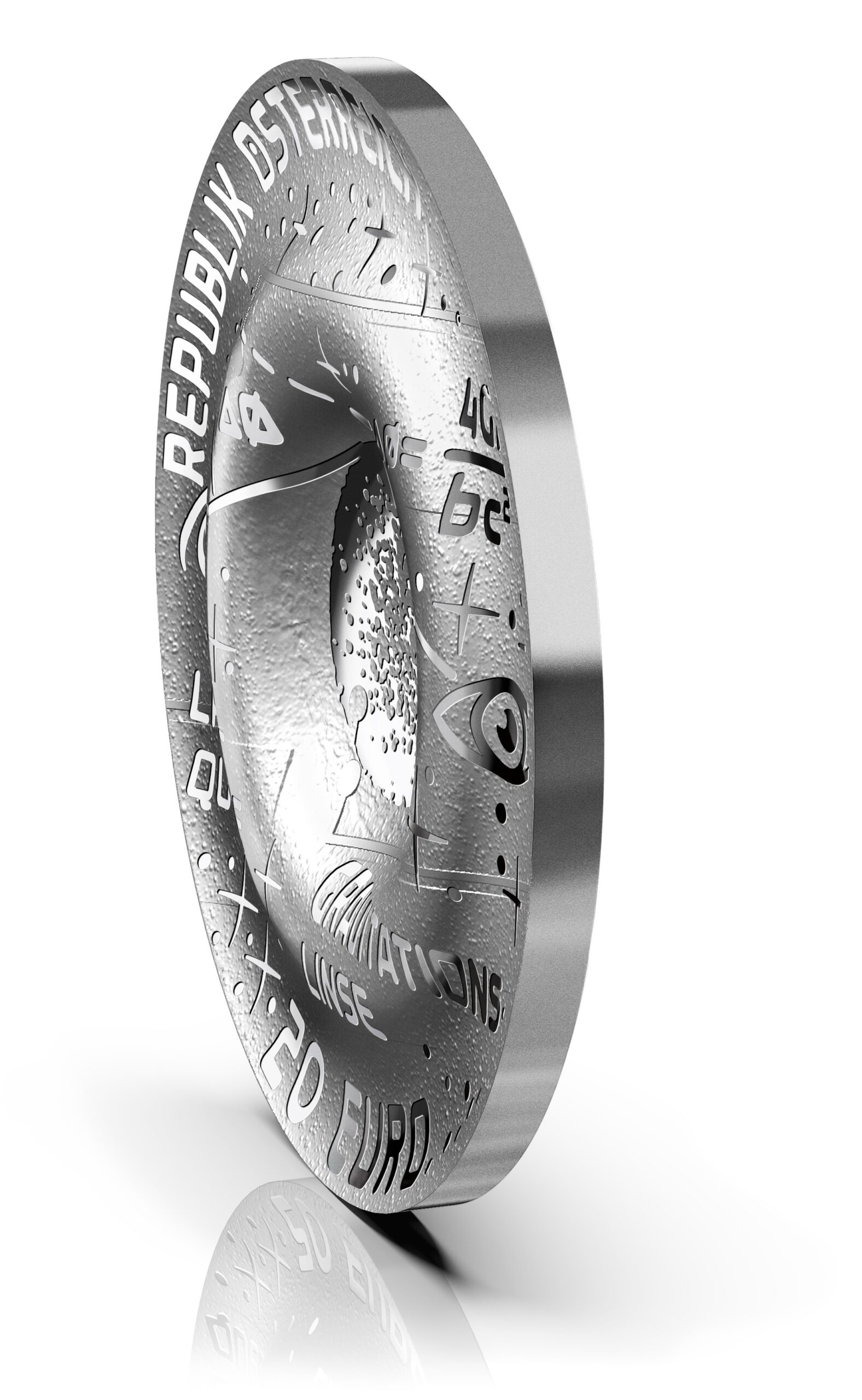 Autriche - Pièce 20 Euro 2025 argent BE - Anneau d'Einstein – Image 6