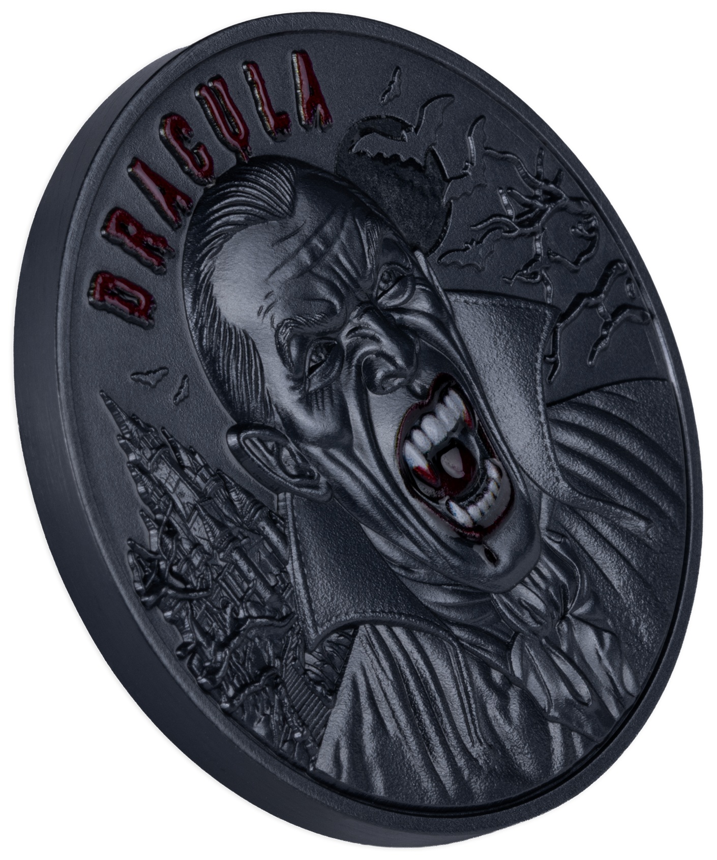 Barbade - Pièce 5 Dollars 2 onces argent Antique - Dracula – Image 7