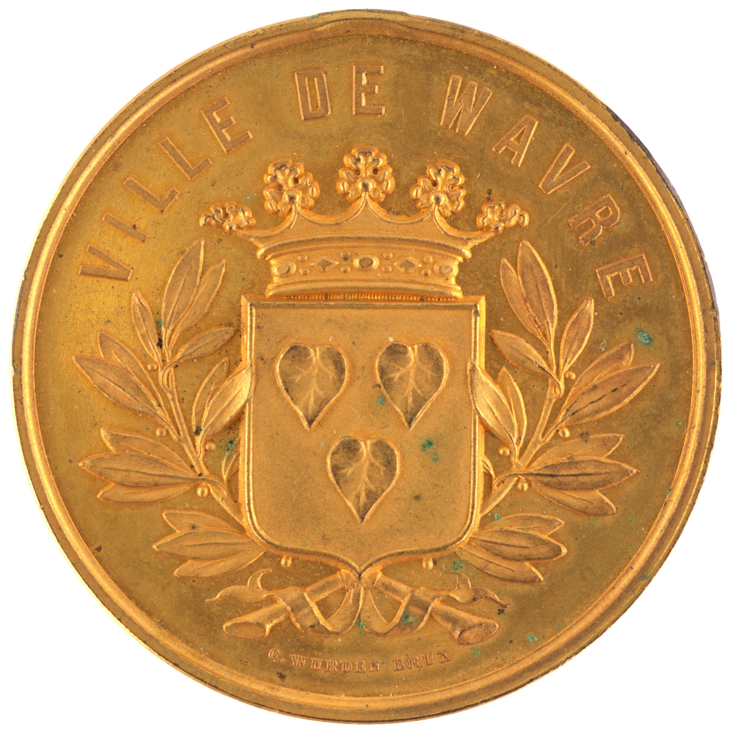 Belgique - Médaille 1883 - Concours horticole de Wavre – Image 2