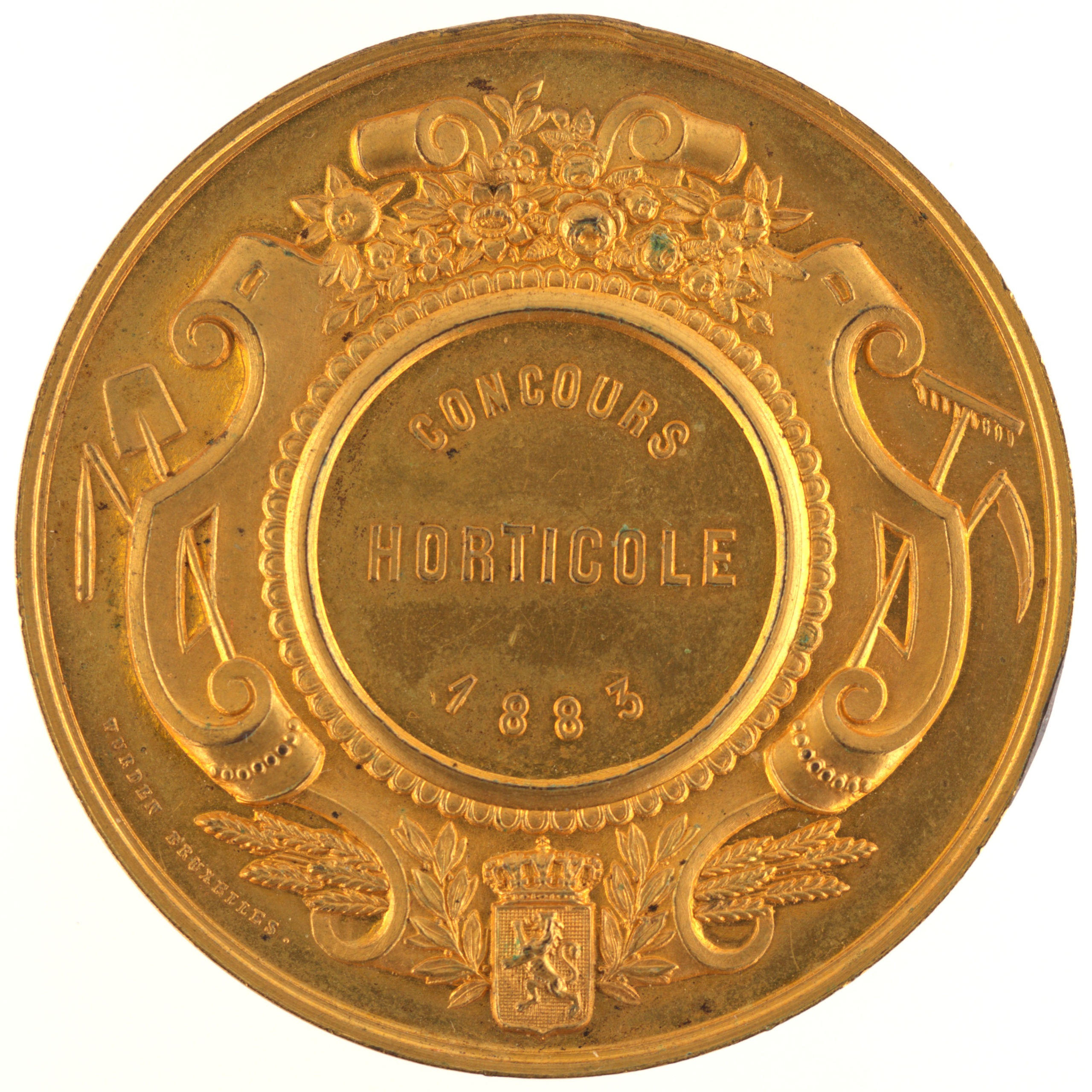 Belgique - Médaille 1883 - Concours horticole de Wavre