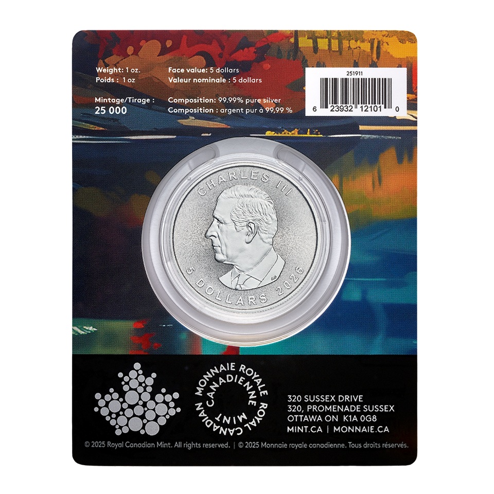 Canada - Pièce 5 Dollars 2026 1 once argent - Feuille d'érable – Image 2