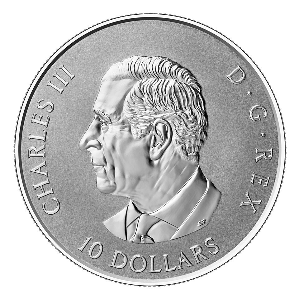 Canada - Pièce 10 Dollars 2026 argent BE inversé - Etincelantes feuilles d’érable – Image 2