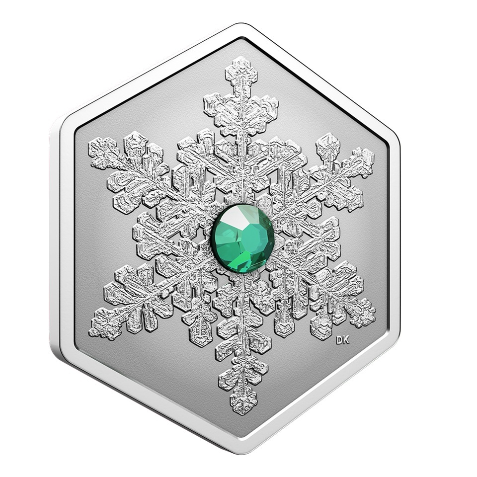 Canada - Pièce 20 Dollars 2025 argent BE inversé - Flocon de neige – Image 4