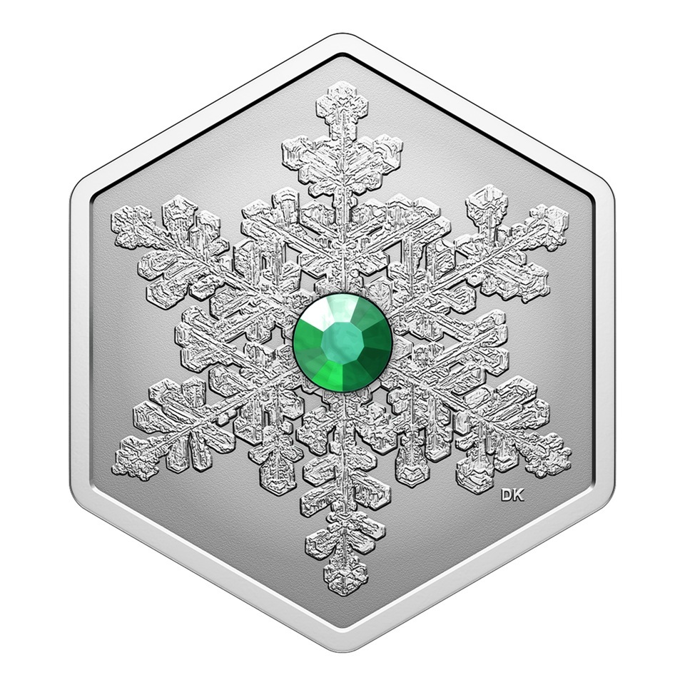Canada - Pièce 20 Dollars 2025 argent BE inversé - Flocon de neige