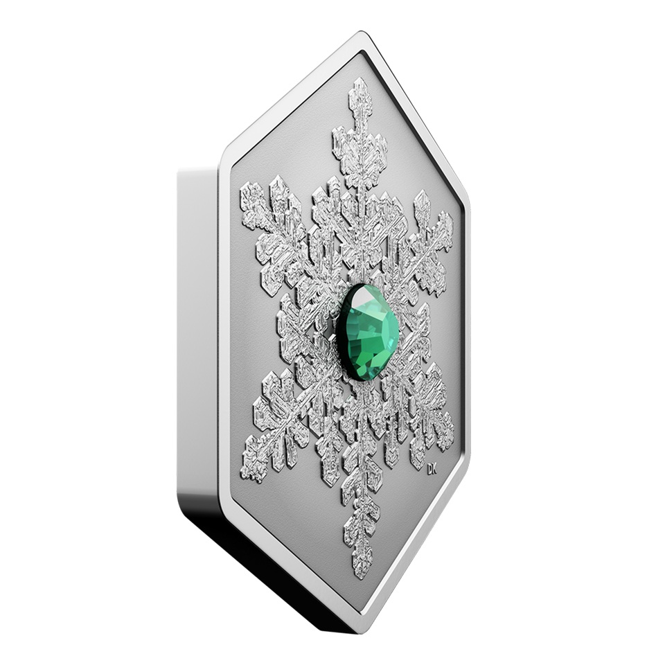 Canada - Pièce 20 Dollars 2025 argent BE inversé - Flocon de neige – Image 5