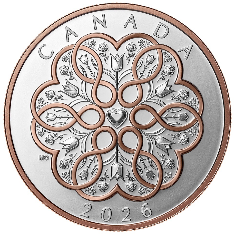 Canada - Pièce 20 Dollars 2026 argent BE inversé - Célébration de l’amour