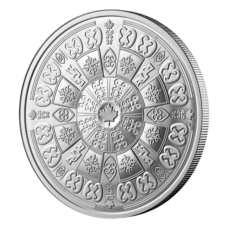Canada - Pièce 20 Dollars 2026 argent BE - Symboles Adinkra – Image 3