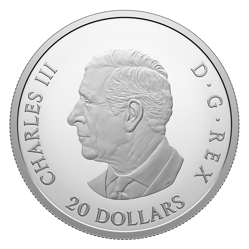 Canada - Pièce 20 Dollars 2026 argent BE - Mésangeais du Canada – Image 2