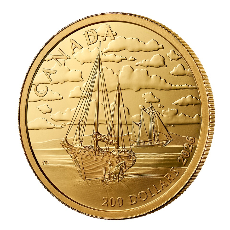 Canada - Pièce 200 Dollars 2026 or BE - Ketch – Image 3