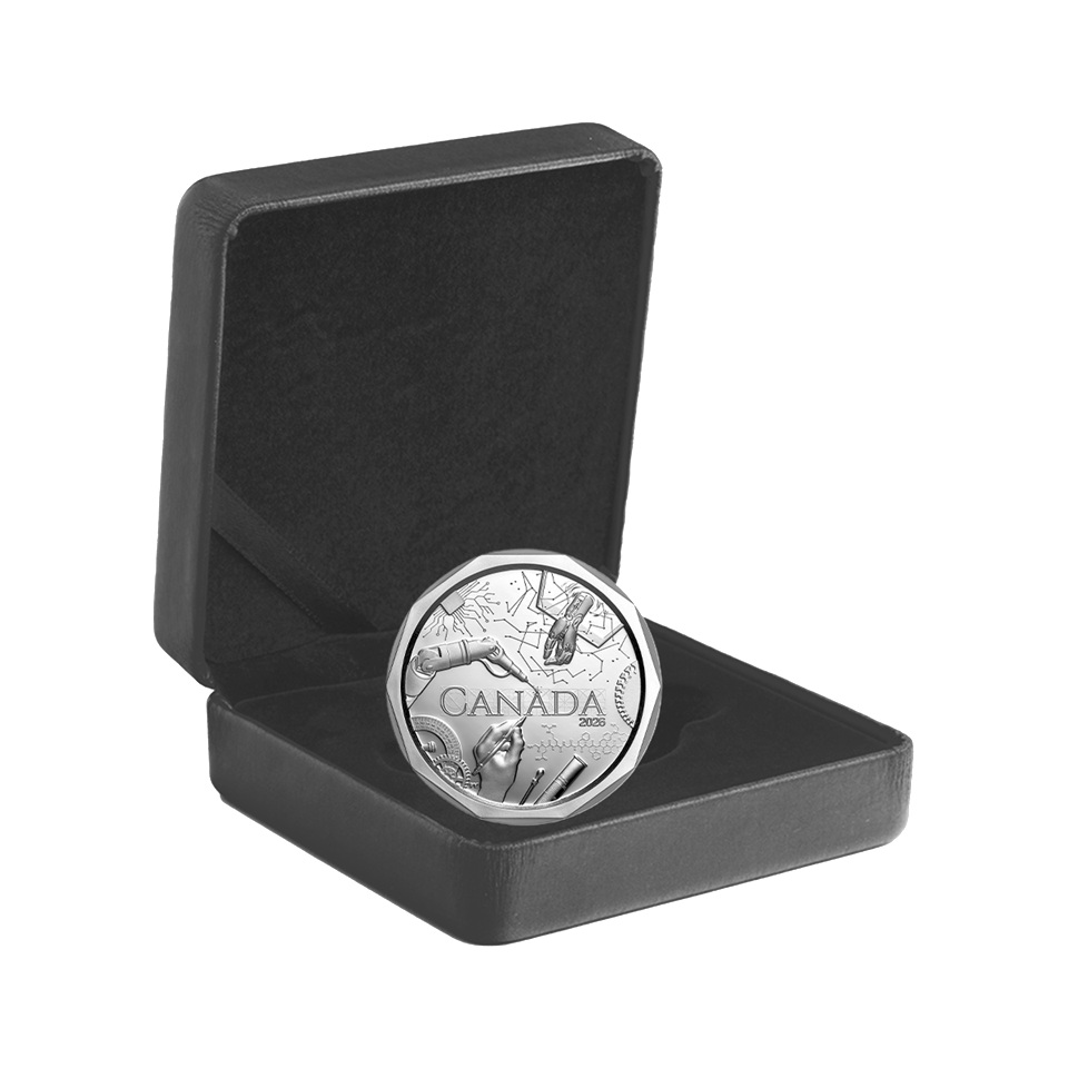 Canada - Pièce 25 Dollars 2026 argent BE - L’engagement de l’ingénieur – Image 3