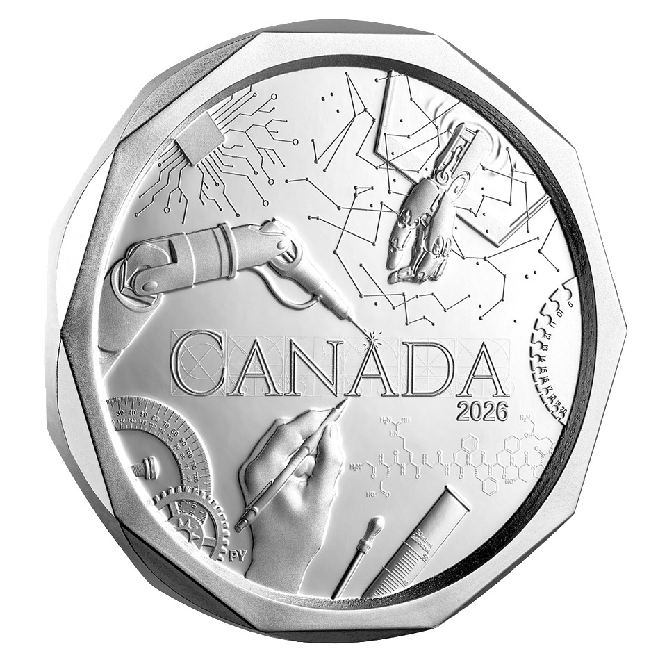 Canada - Pièce 25 Dollars 2026 argent BE - L’engagement de l’ingénieur – Image 4